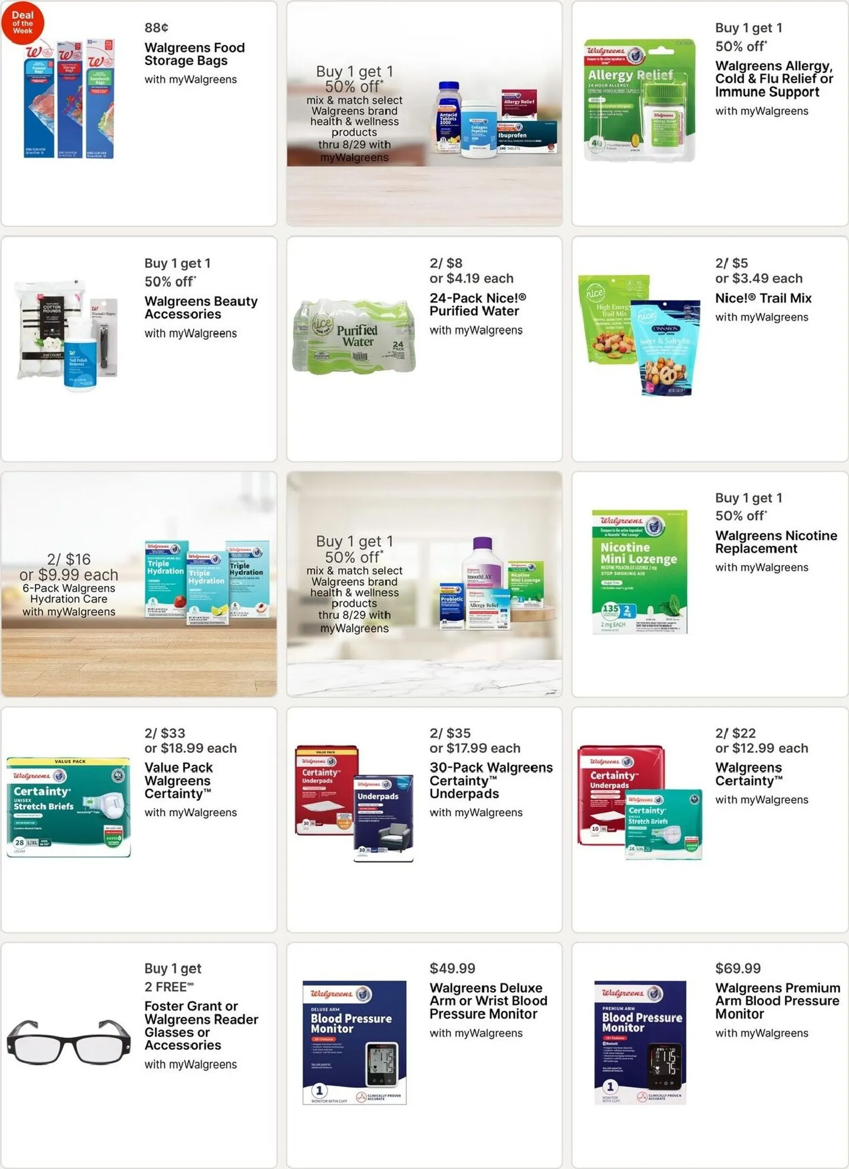 Weekly promotion Walgreens Weekly Ad - Deals of the Week spanning from August 16 to August 22 2026 - Page 4 for Catalogue 365