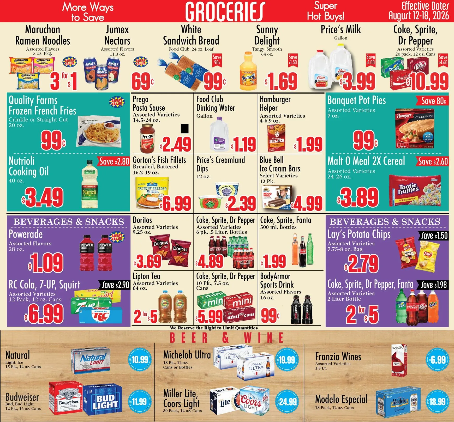 Weekly ad Fantastic Savings You'll Love! from August 12 to August 18 2026 - Page 3