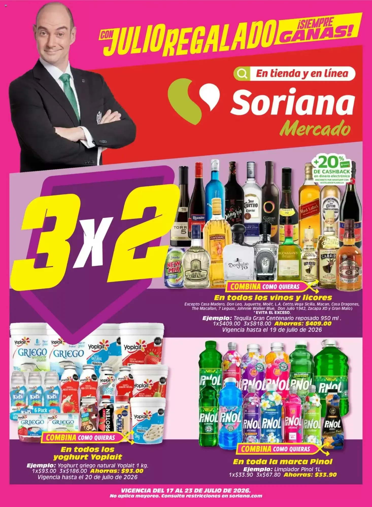 Catálogo de Folleto Soriana Mercado semana 29 17 de julio al 23 de julio 2026 - Pagina 1