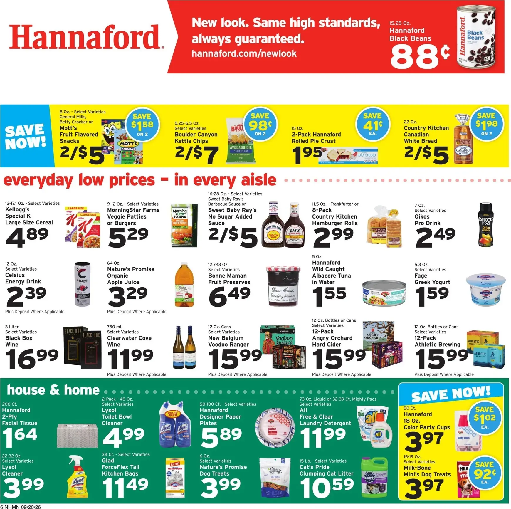 Weekly ad Current Hannaford leaflet valid from Sunday 09/20/2026 to Saturday 09/26/2026 from September 20 to September 26 2026 - Page 6