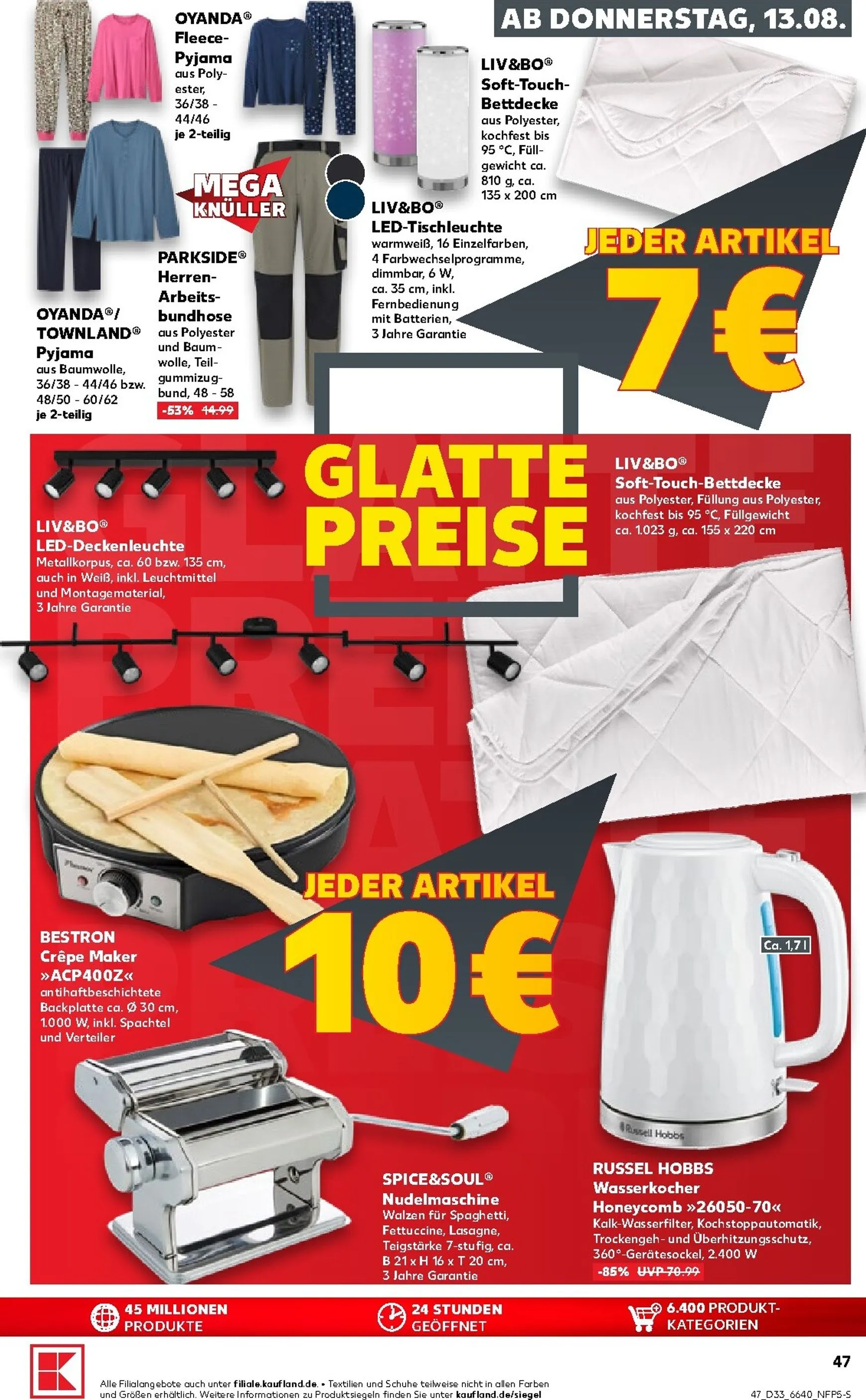 Neuer Kaufland Prospekt – von Donnerstag 13.08.2026 bis Mittwoch 19.08.2026 von 13. August bis 19. August 2026 - Prospekt seite 47