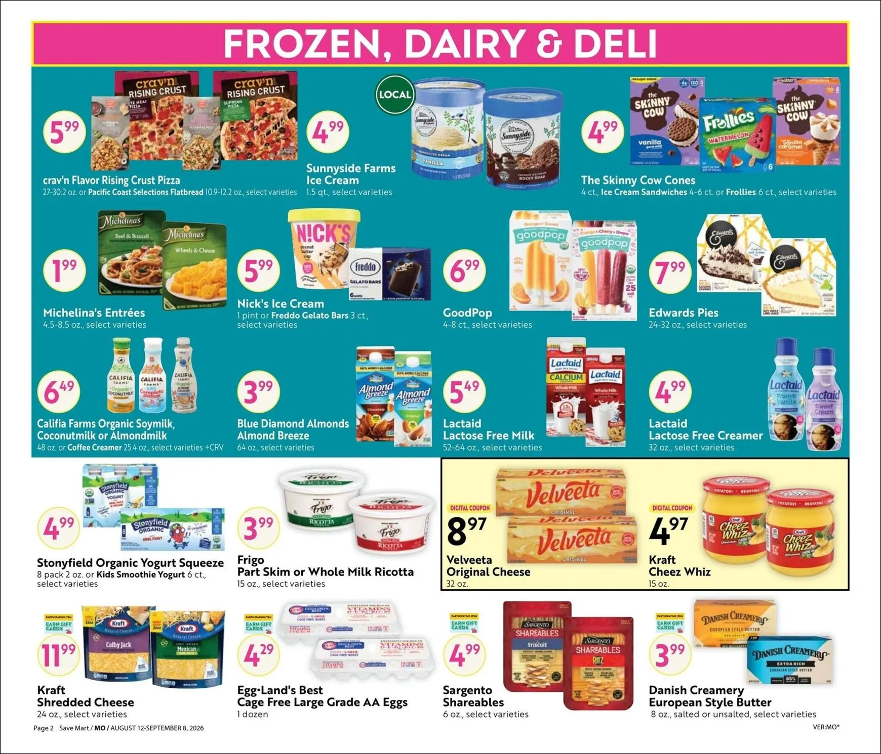 Weekly ad Current Save Mart - Steals & Deals leaflet valid from Wednesday 08/12/2026 to Tuesday 09/08/2026 from August 12 to September 8 2026 - Page 2
