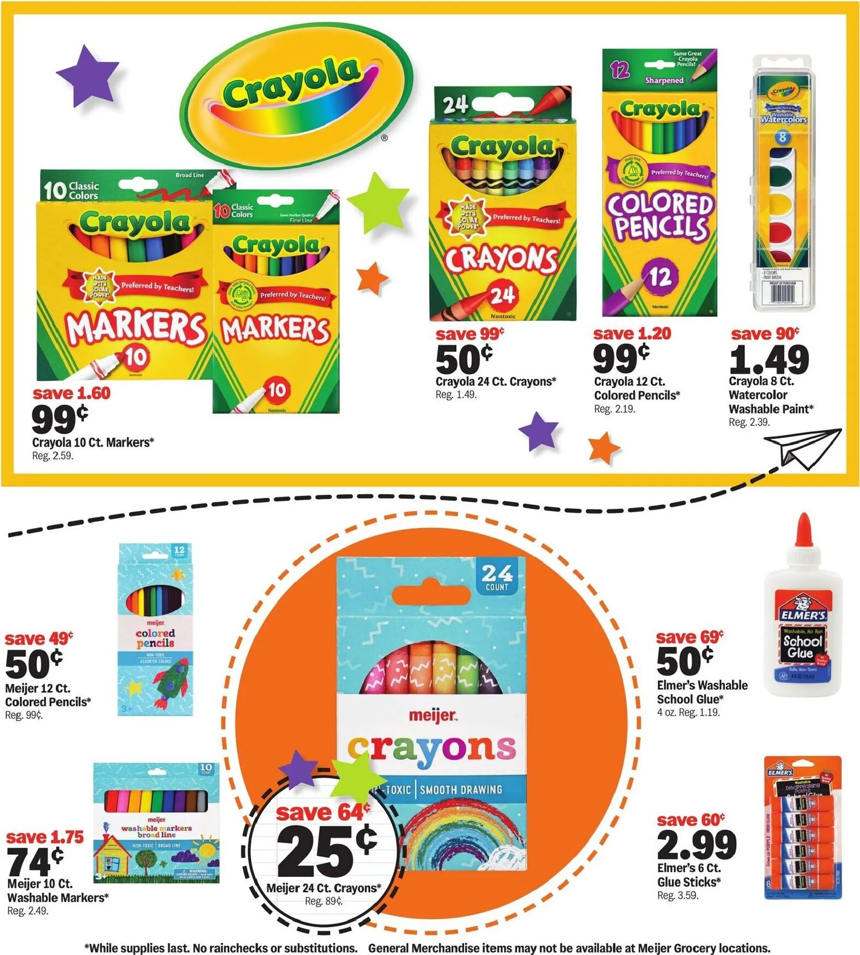 Weekly ad Future Meijer - School deals under $1 flyer valid from Wednesday 08/26/2026 to Tuesday 09/08/2026 from August 26 to September 8 2026 - Page 2