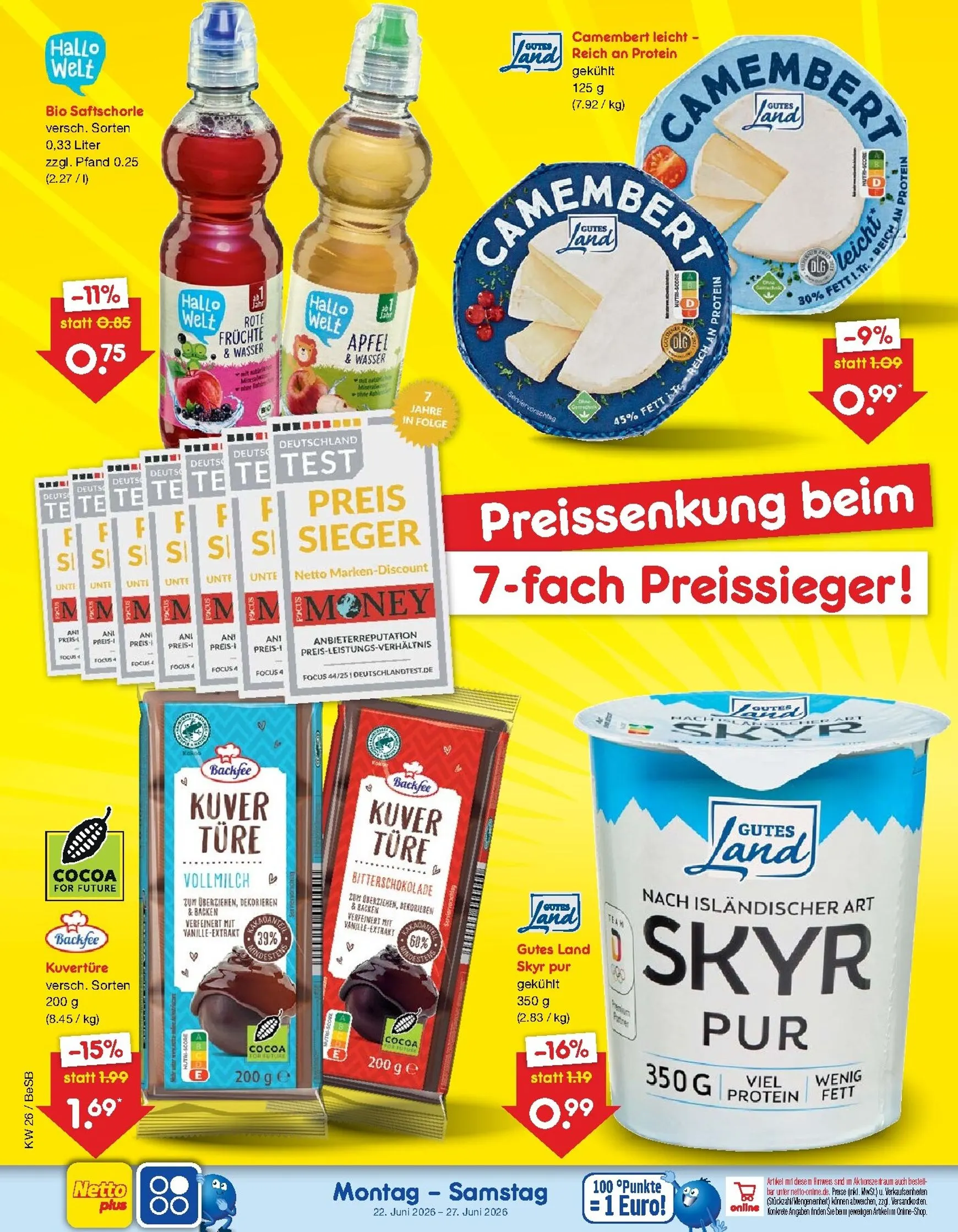 Netto Marken Discount Prospekt – von Montag 22.06.2026 bis Samstag 27.06.2026 von 22. Juni bis 27. Juni 2026 - Prospekt seite 4