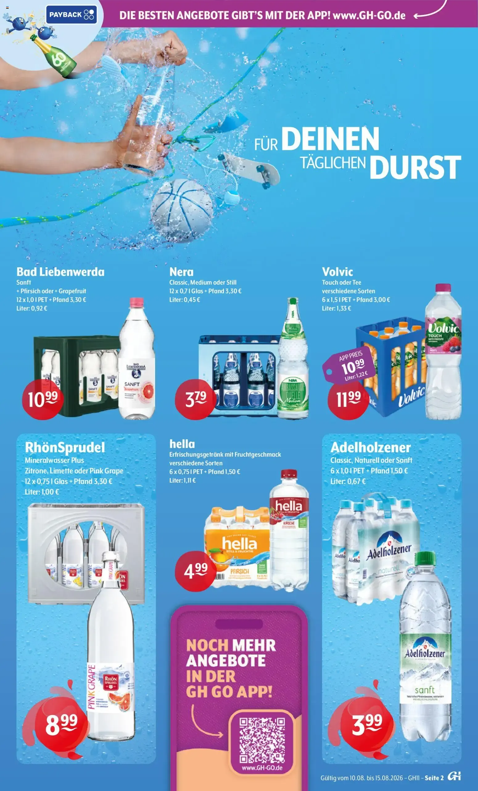 Getränke Hoffmann: Jubiläumsdeals (60 Jahre) von 10. August bis 15. August 2026 - Prospekt seite 2