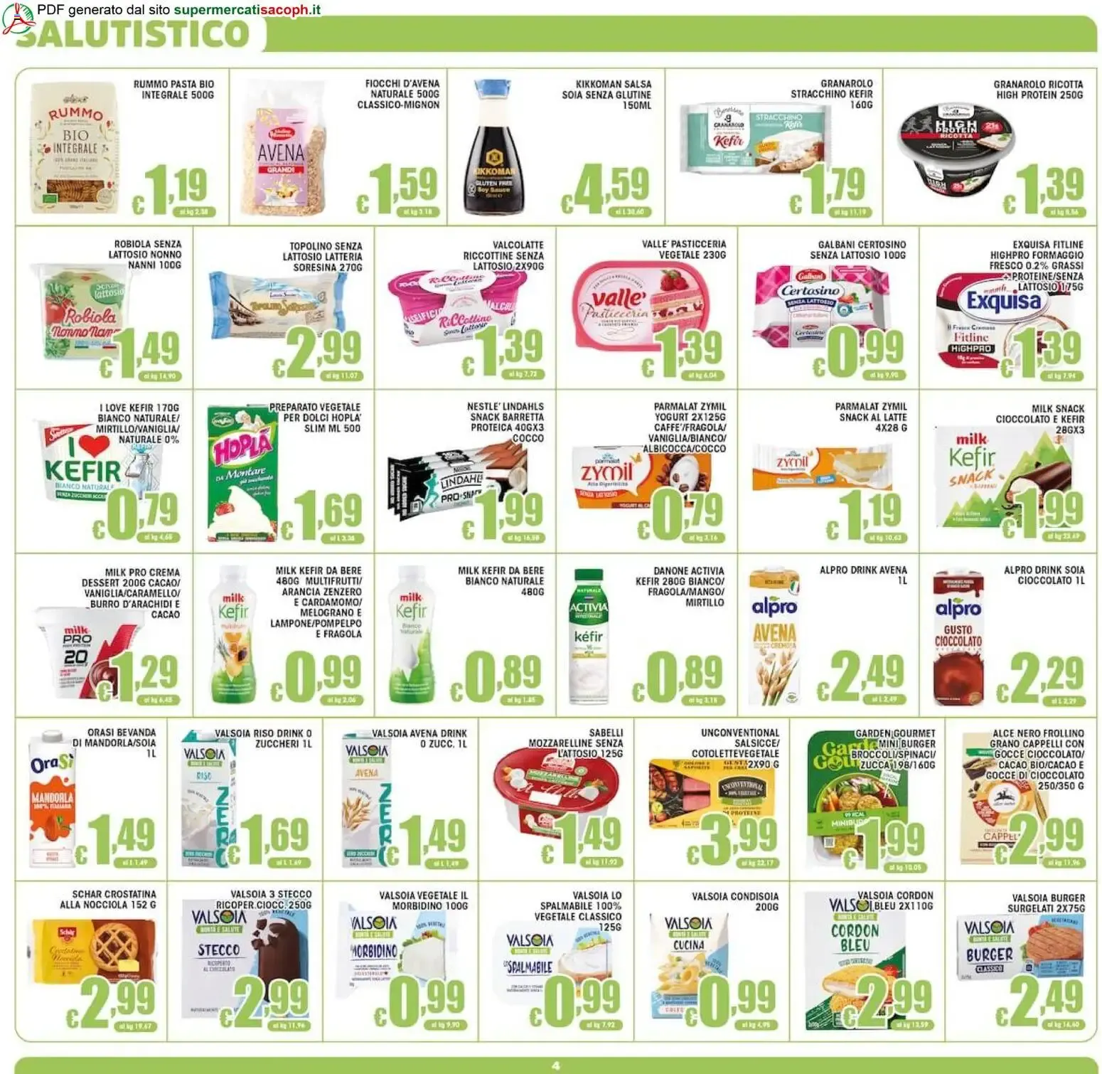 Sacoph volantino dal 02/10/2026 - online Offerte da 2 ottobre a 13 ottobre di 2026 - Pagina del volantino 4
