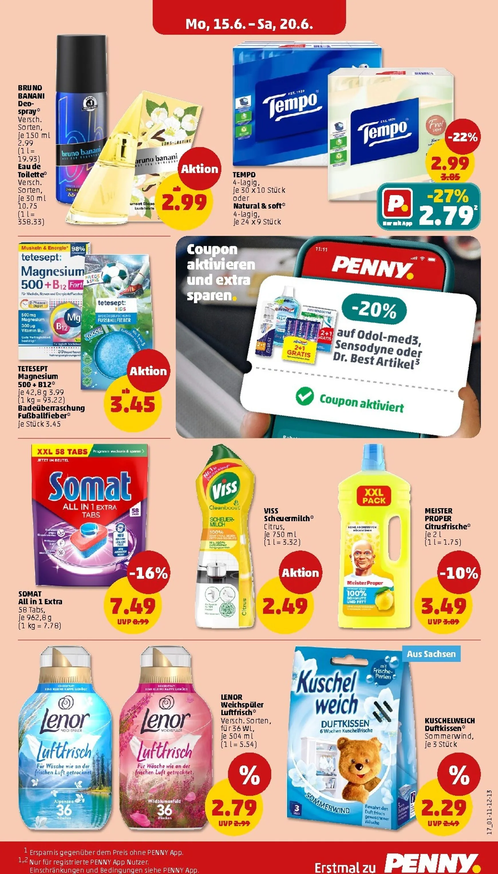 PENNY Prospekt – von Montag 15.06.2026 bis Samstag 20.06.2026 von 15. Juni bis 20. Juni 2026 - Prospekt seite 19