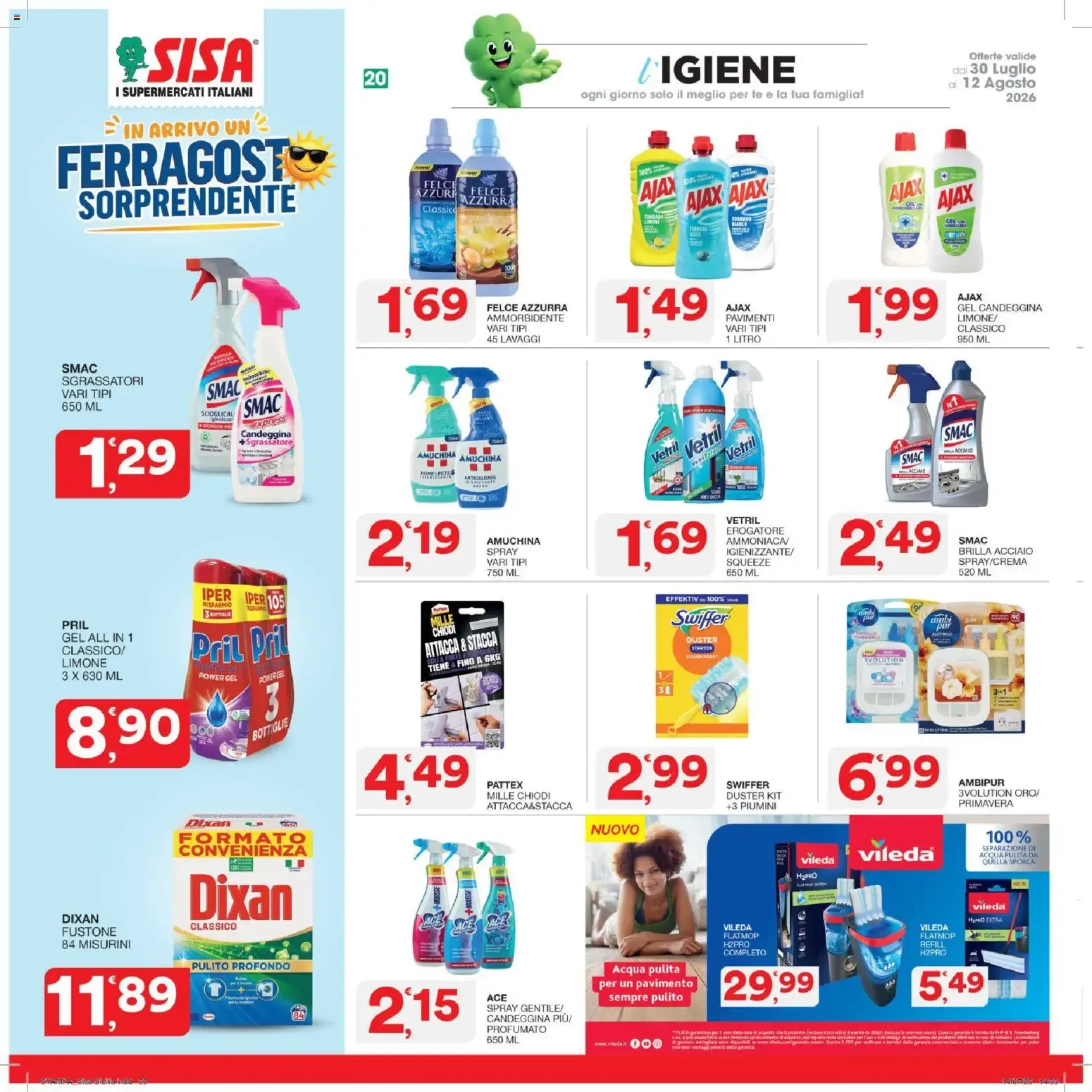 Nuovo SISA volantino dal 30/07/2026 > offerte anteprima 🛍️ da 30 luglio a 12 agosto di 2026 - Pagina del volantino 20