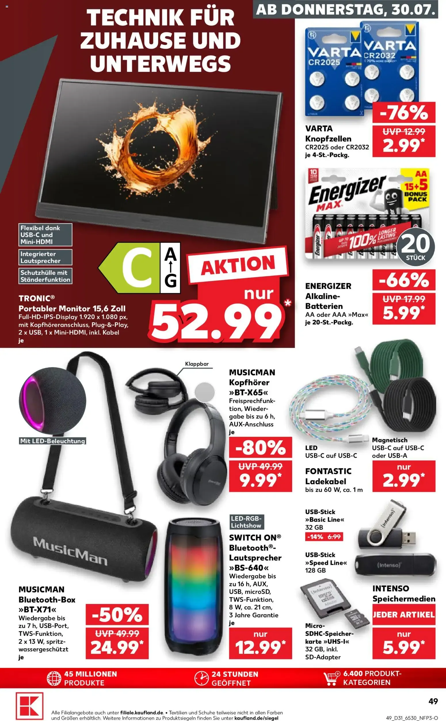 Prospekt Kaufland ab 30.07.2026 » Angebote Online zum Blättern von 30. Juli bis 5. August 2026 - Prospekt seite 49