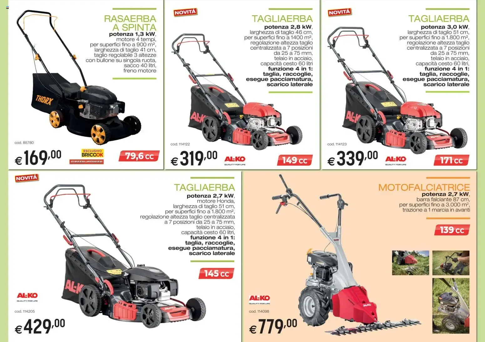 Nuovo Brico OK volantino Macchine da Giardino dal 05/03/2026 > offerte anteprima 🛍️ da 5 marzo a 31 agosto di 2026 - Pagina del volantino 7
