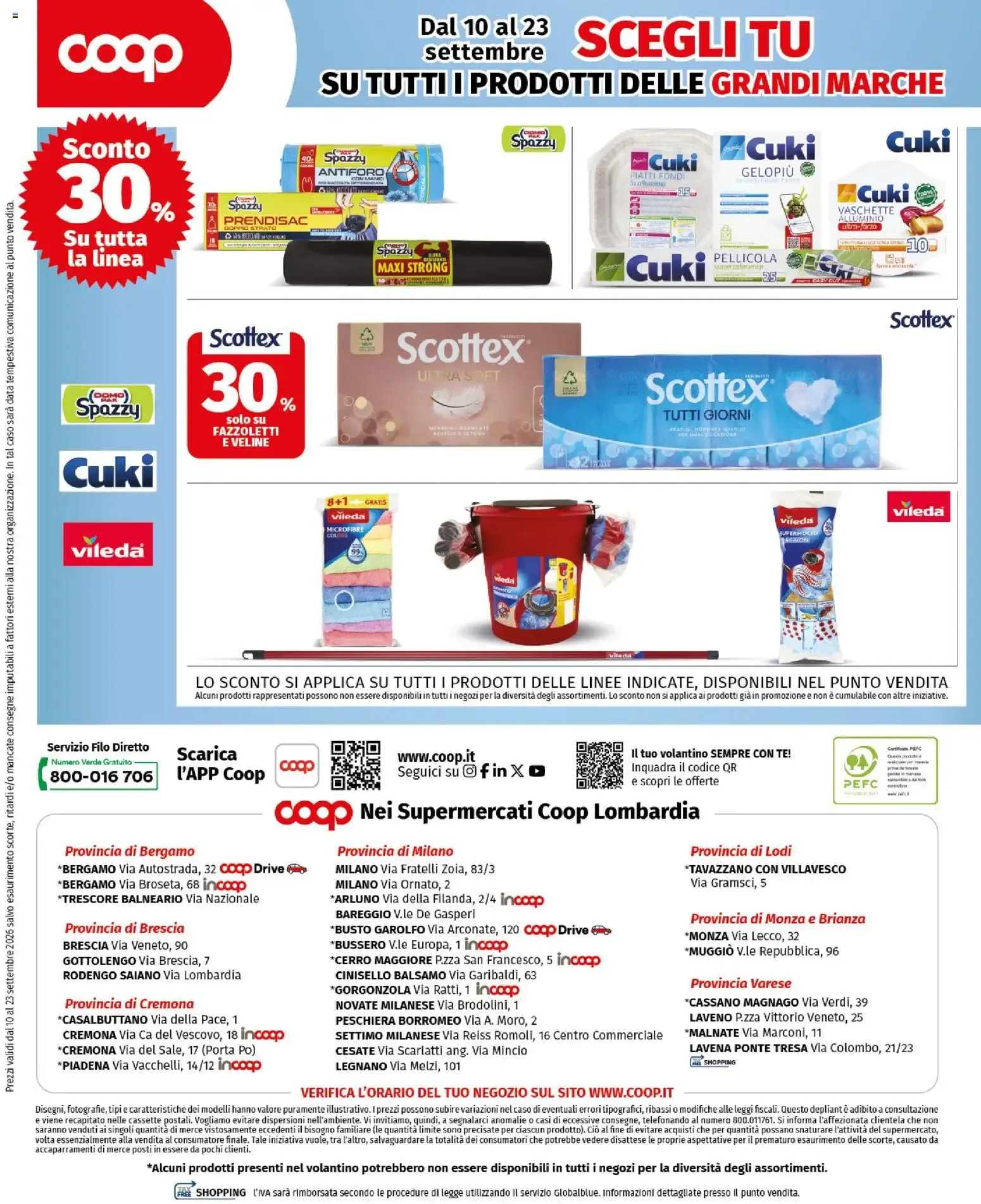 SCEGLI TU Grandi Marche su oltre 1.000 prodotti da 10 settembre a 23 settembre di 2026 - Pagina del volantino 16