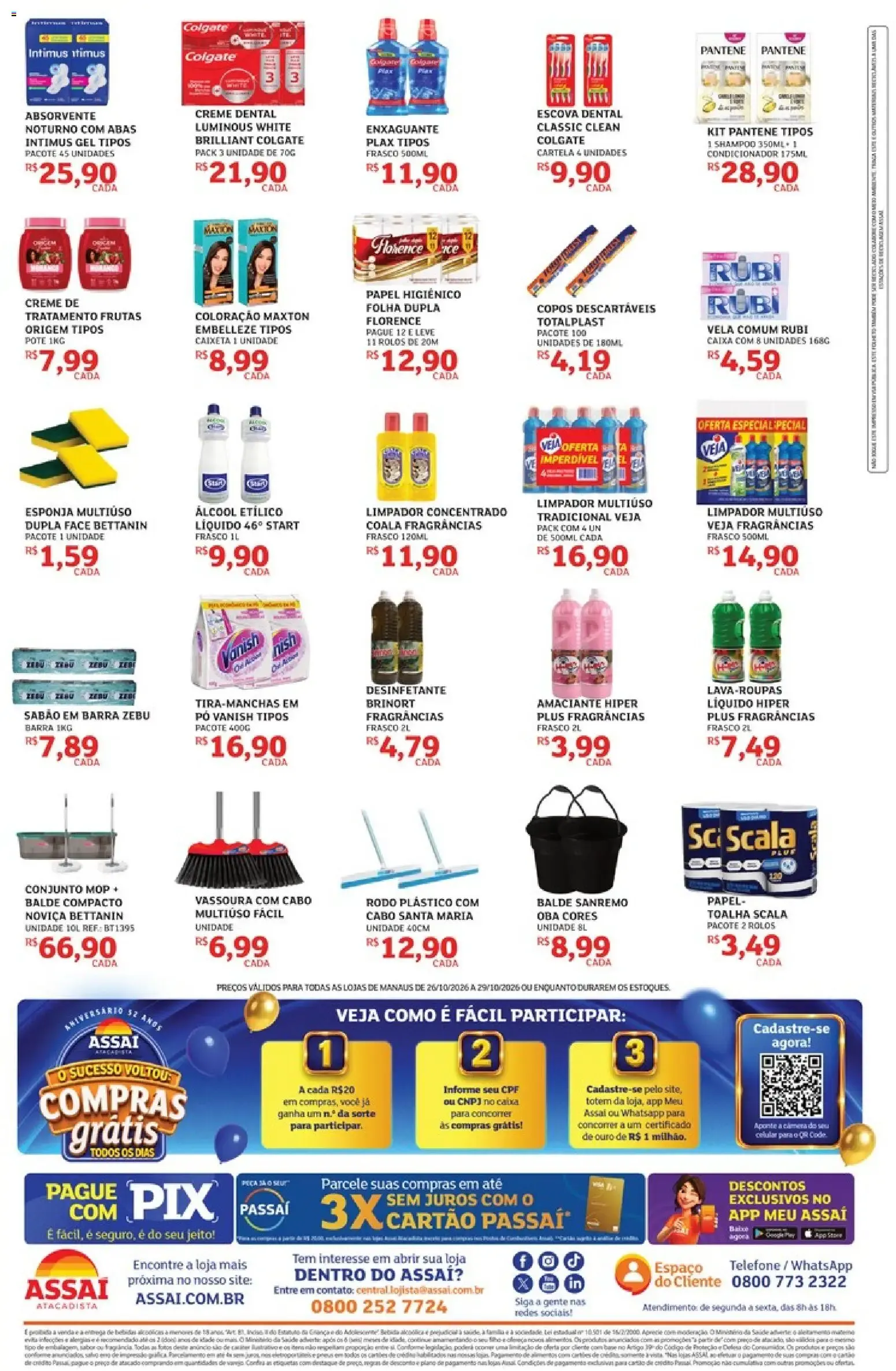 Encarte de Assaí Atacadista ofertas - AM de 26/10/2026 | Promoções Online 26 de outubro até 29 de outubro 2026 - Pagina 4