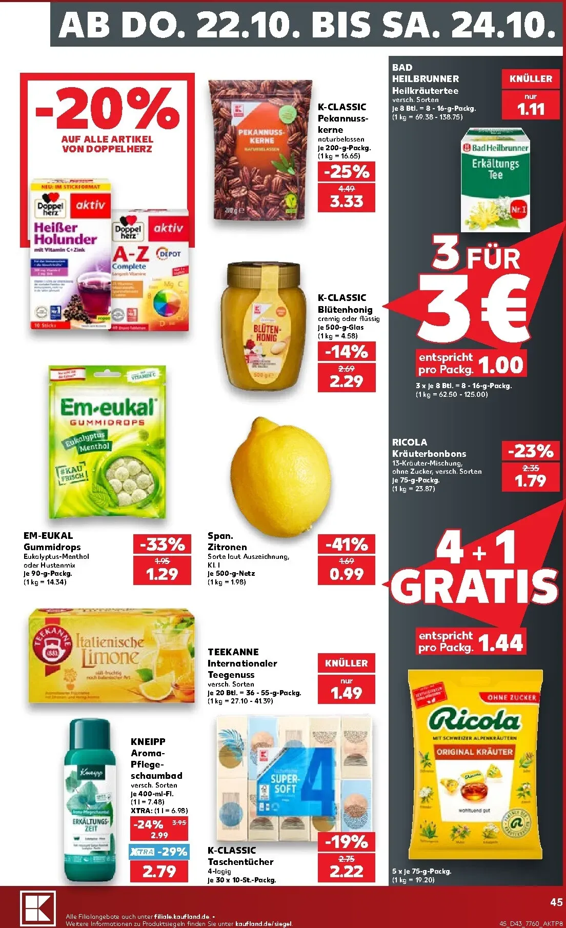 Kaufland Prospekt nächste Woche – von Montag 19.10.2026 bis Samstag 24.10.2026 von 19. Oktober bis 24. Oktober 2026 - Prospekt seite 46