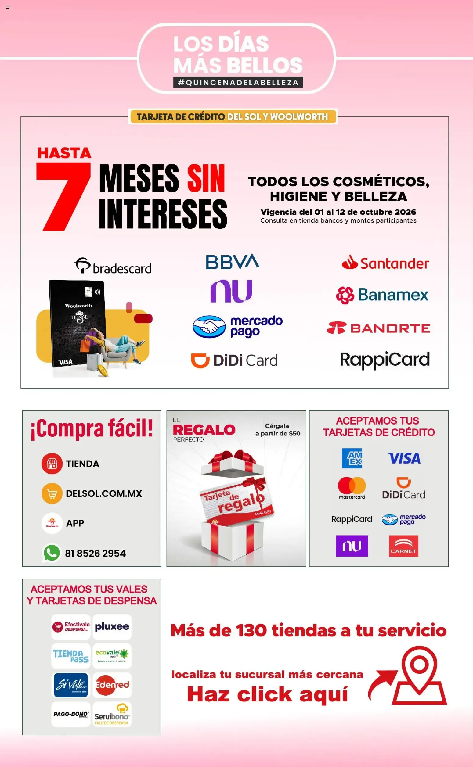 Catálogo de Del Sol y Woolworth catálogo Los días más bellos - Quincena Belleza (01/10/2026 - 12/10/2026) - catálogo en línea 1 de octubre al 12 de octubre 2026 - Pagina 36