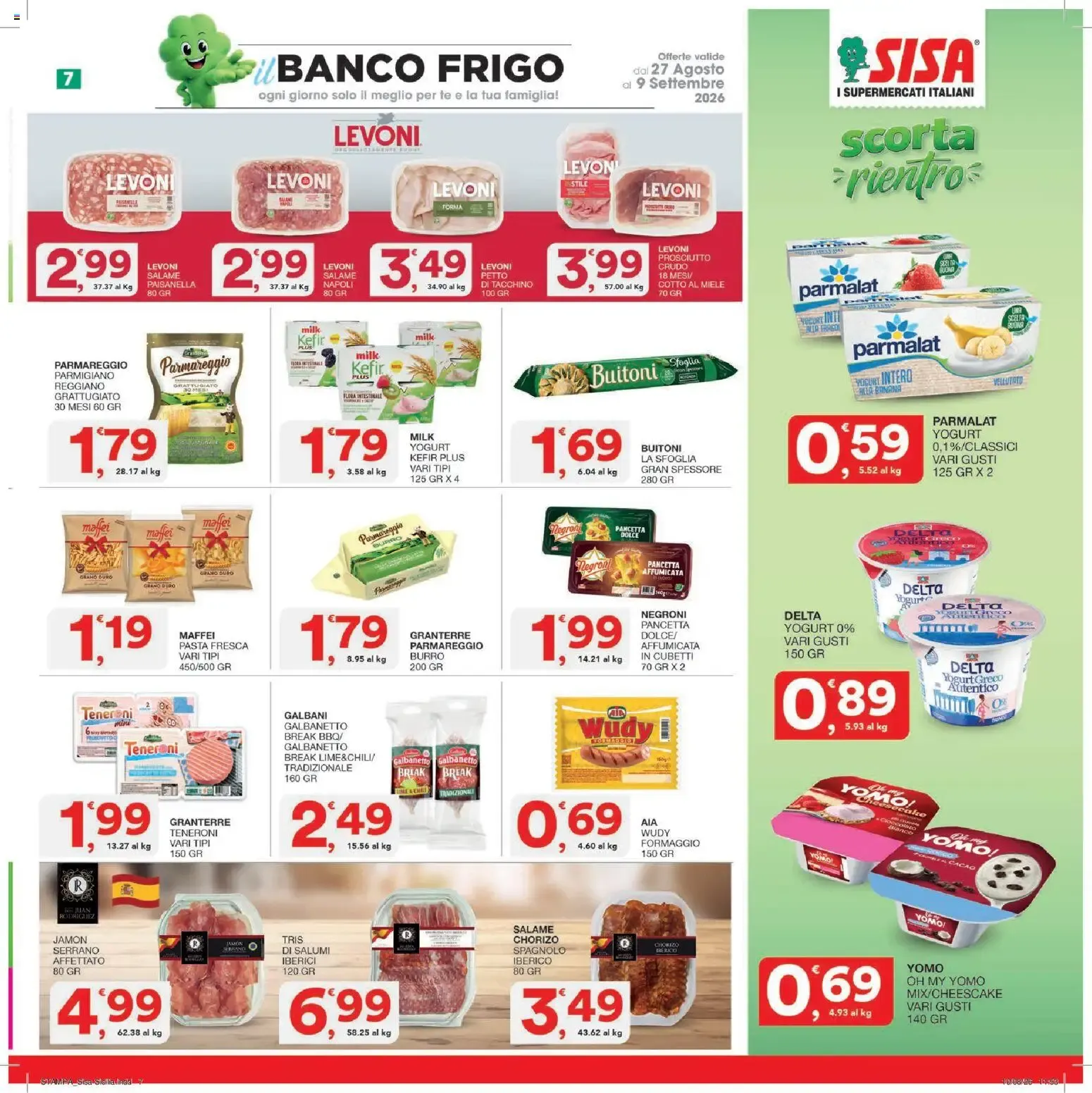 Nuovo SISA volantino dal 27/08/2026 > offerte anteprima 🛍️ da 27 agosto a 9 settembre di 2026 - Pagina del volantino 7
