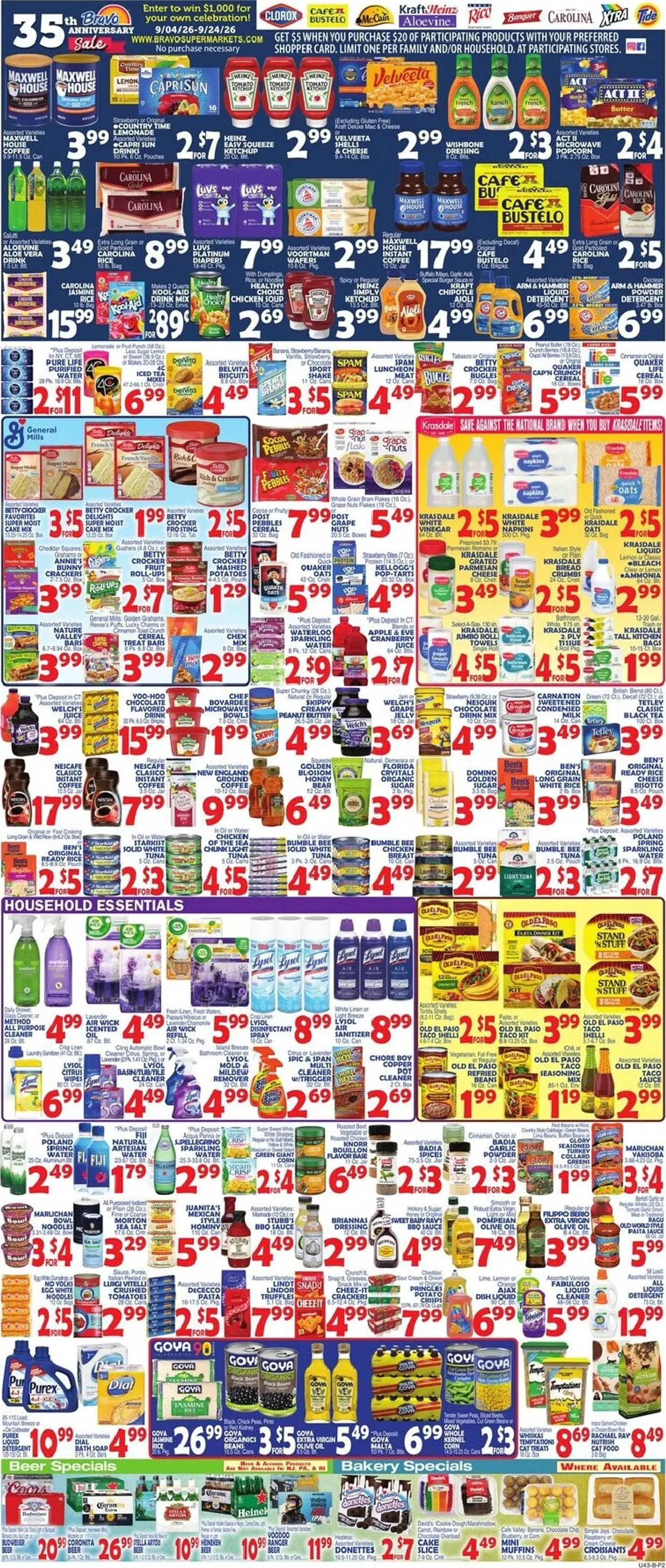 Weekly ad Bravo Supermarkets: 35th Birthday Sale-A-Bration from September 18 to September 24 2026 - Page 2