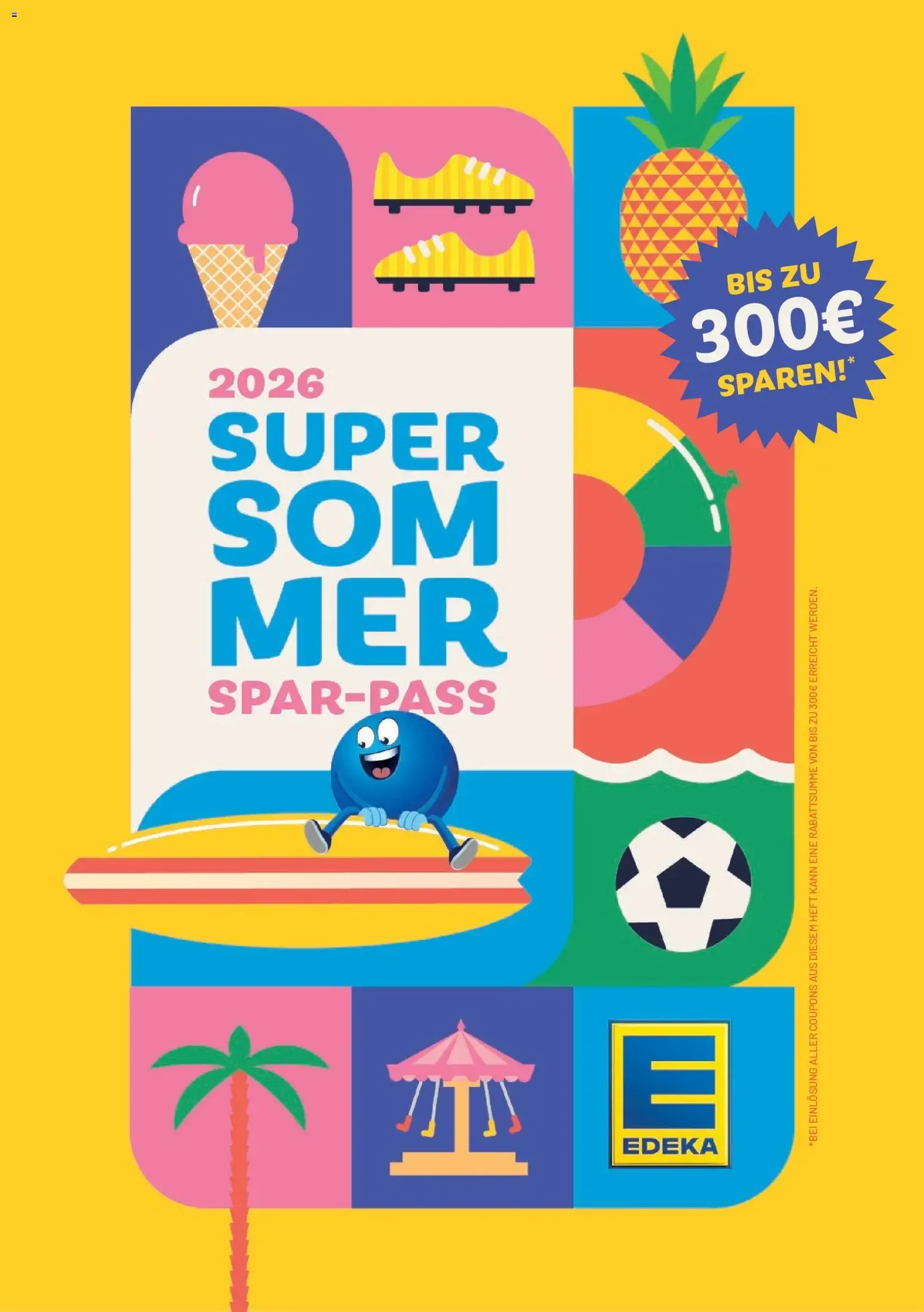 E center Prospekt Super Sommer Spar-Pass 2026 (ab 16.06.2026) zum Blättern von 16. Juni bis 31. August 2026 - Prospekt seite 1