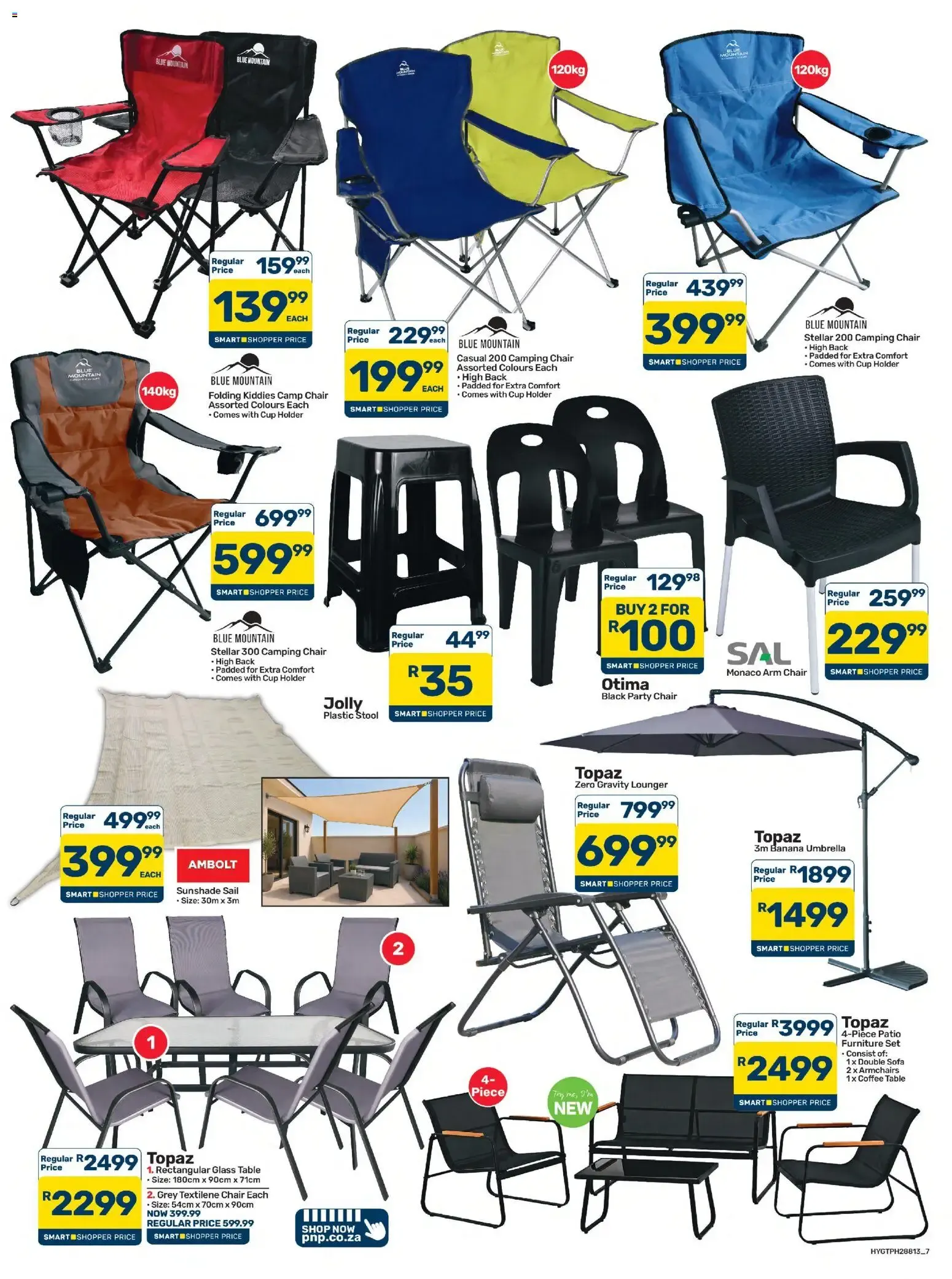 Pick n Pay Hypermarket GMD Summer, Outdoor, Braai, Garden Specials (21/09/2026 - 06/10/2026) Online from 21 September to 6 October 2026 - Catalogue Page 7