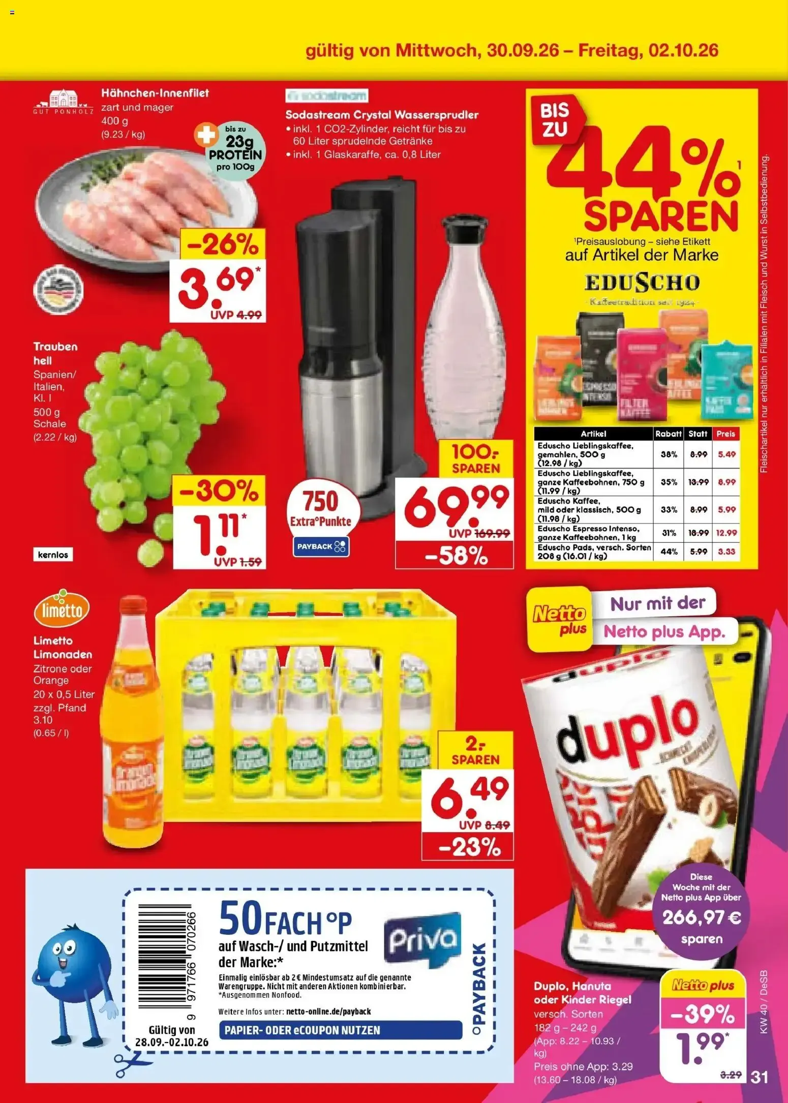 Netto Marken-Discount Prospekt (ab 28.09.2026) » Angebote von 28. September bis 2. Oktober 2026 - Prospekt seite 48