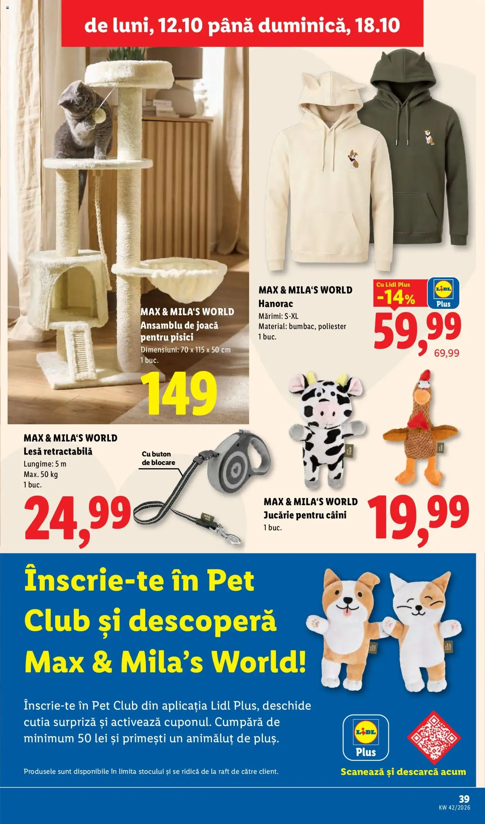 Catalog Catalog LIDL 12.10.2026 - Oferta și Revista online de la 12 octombrie până la 18 octombrie 2026 - Revista Pagina 39