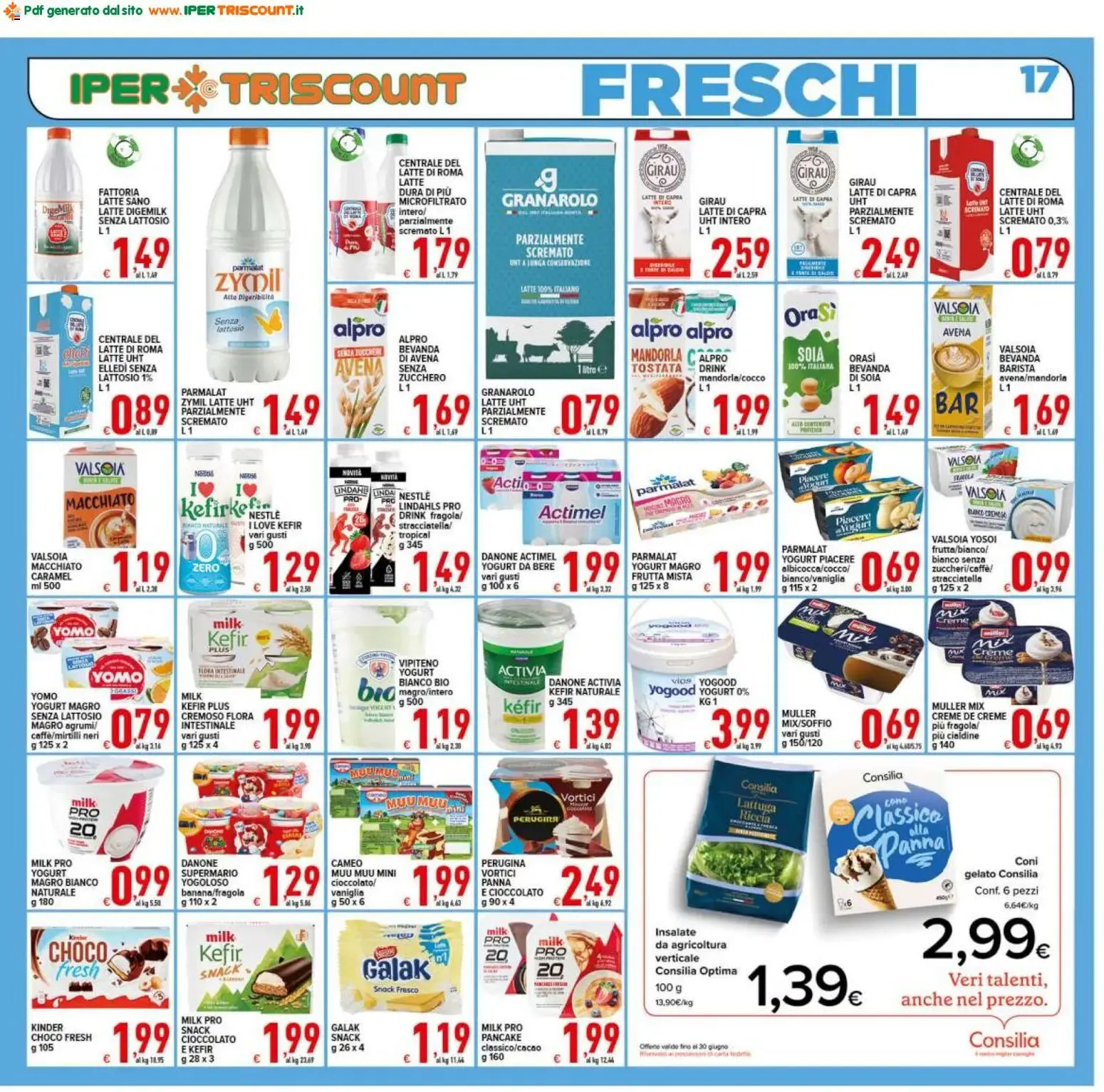 Ipertriscount volantino dal 10/06/2026 - online Offerte da 10 giugno a 18 giugno di 2026 - Pagina del volantino 17