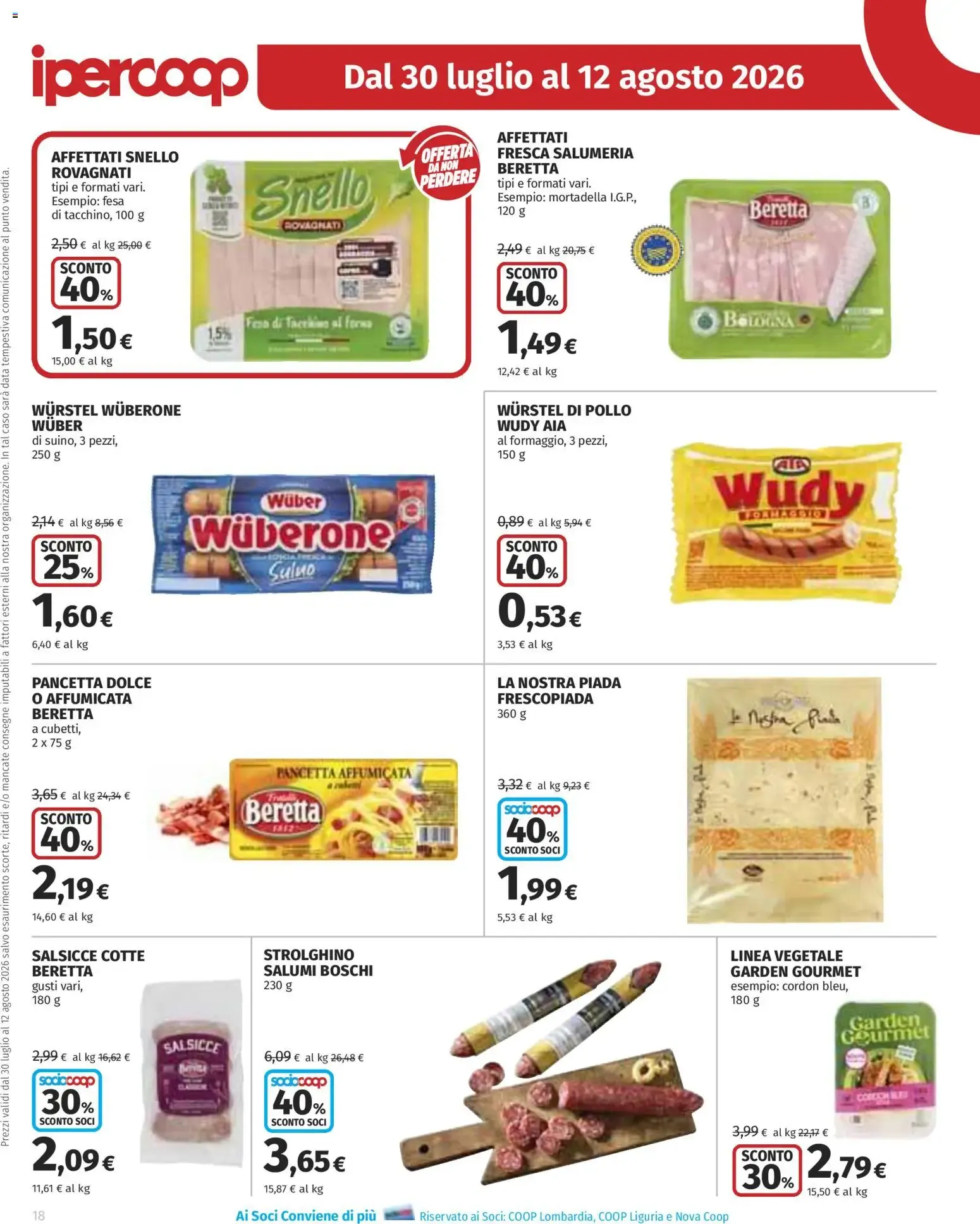 Anteprima volantino Ipercoop dal 30/07/2026 - nuovo offerte da 30 luglio a 12 agosto di 2026 - Pagina del volantino 18