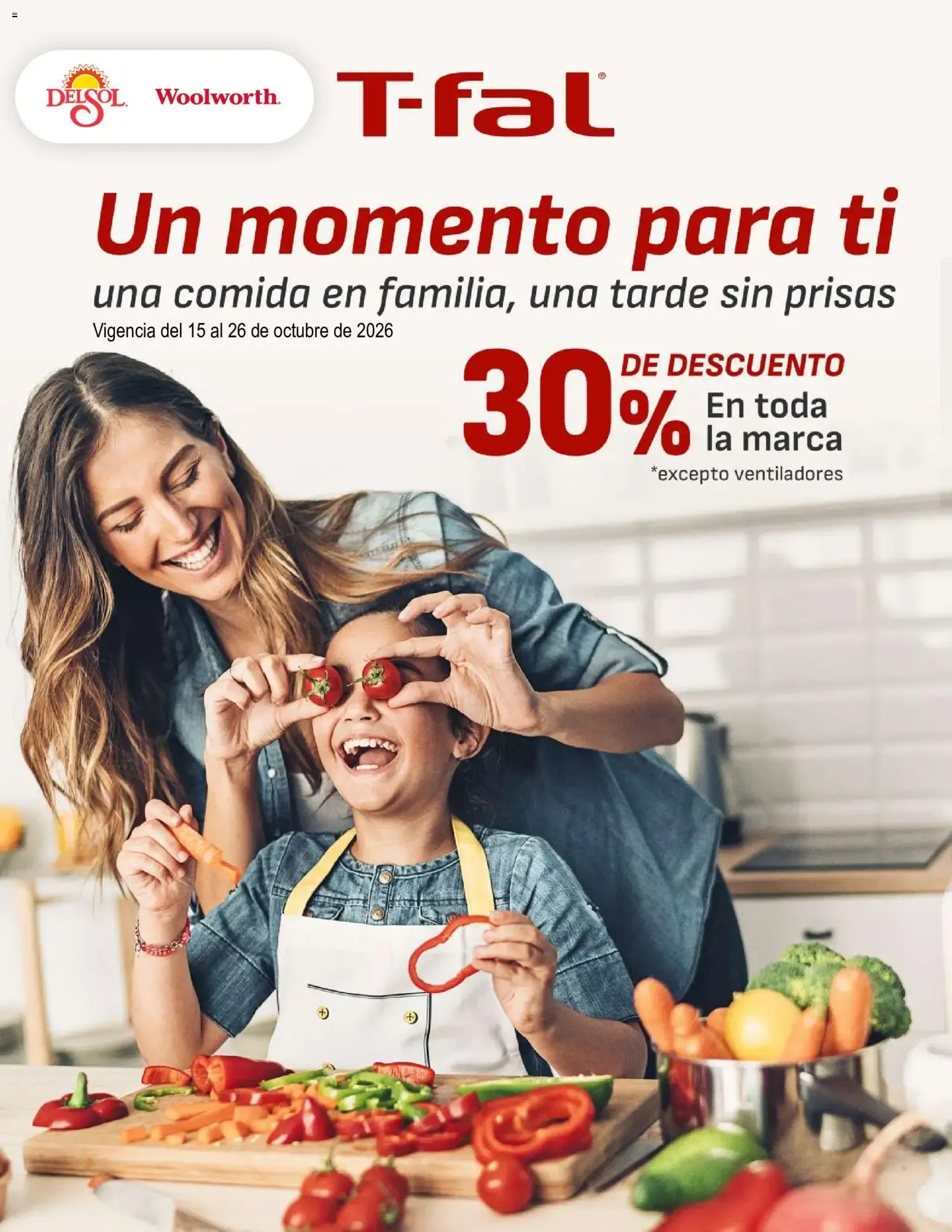 Catálogo de Del Sol y Woolworth catálogo Lo Mejor de T-Fal (15/10/2026 - 26/10/2026) - catálogo en línea 15 de octubre al 26 de octubre 2026 - Pagina 1