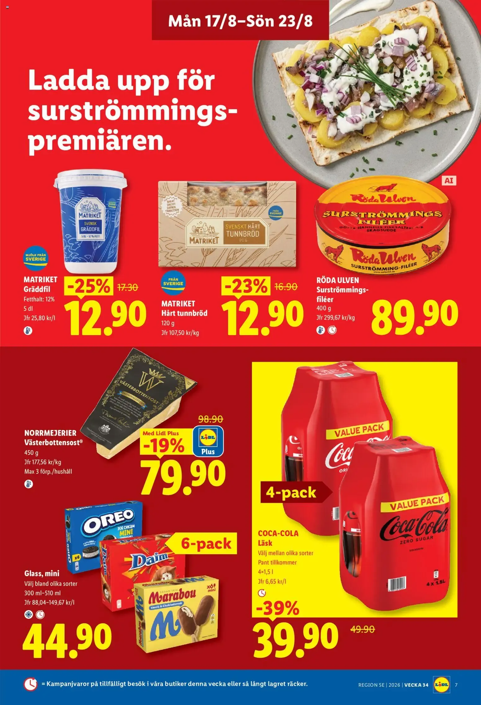 Lidl: Kvalitetssäkrade frukter och grönsaker. Det lönar sig. från 17 augusti till 23 augusti 2026 - Reklamblad sidor 7