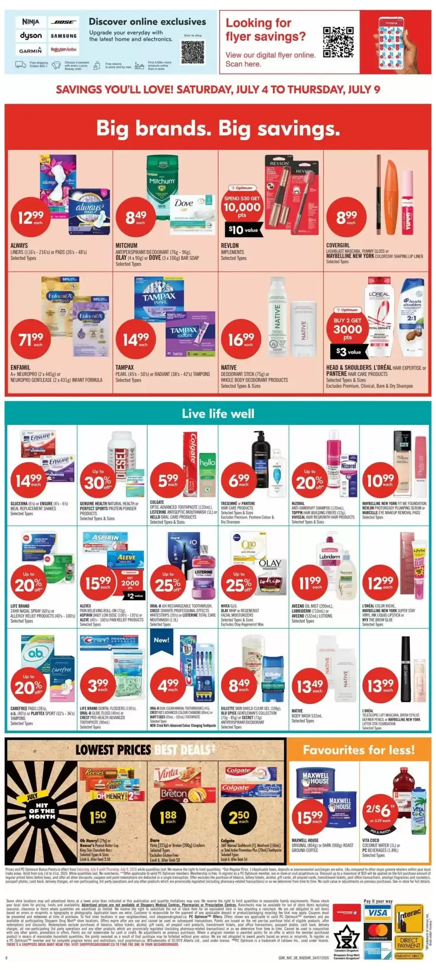 Shoppers Drug Mart flyer week 27 from July 4 to July 9 2026 - flyer page 16
