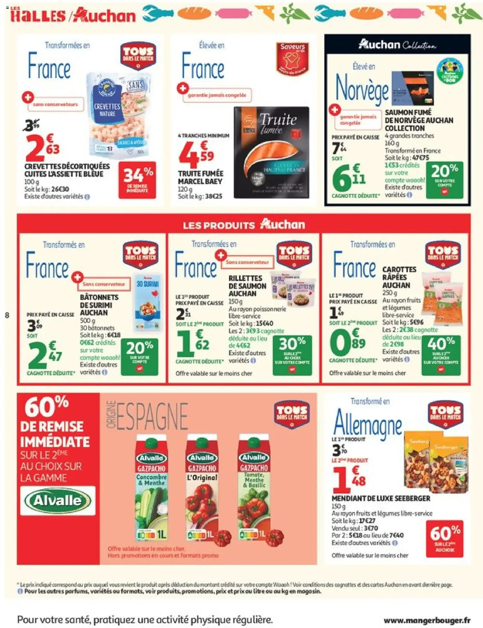 Auchan - Tops, Halles supers à partir du 07/07/2026 - promo en ligne du 7 juillet au 11 juillet 2026 - Catalogue page 8