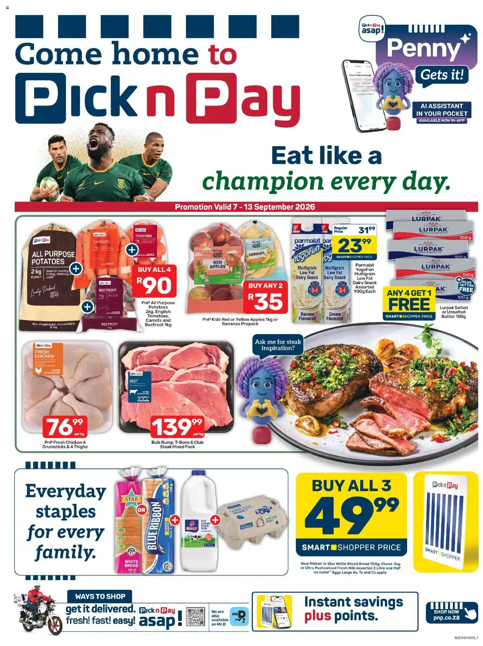 Pick n Pay - Promoción Semanal from 7 September to 13 September 2026 - Catalogue Page 1