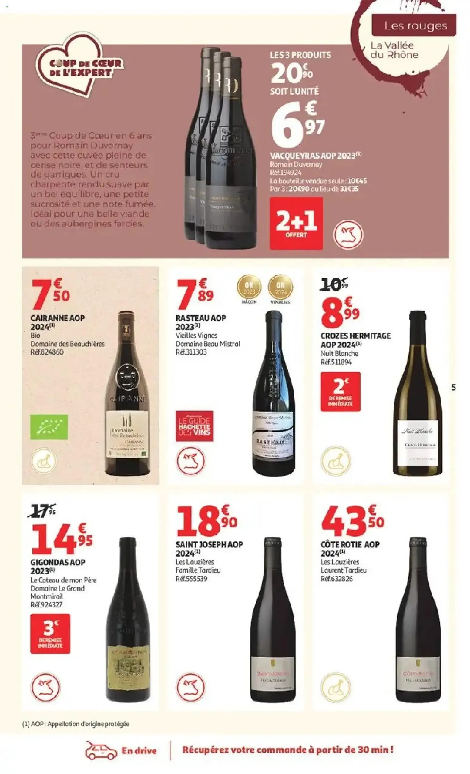 Auchan - Foire aux vins à partir du 25/09/2026 - promo en ligne du 25 septembre au 10 octobre 2026 - Catalogue page 5