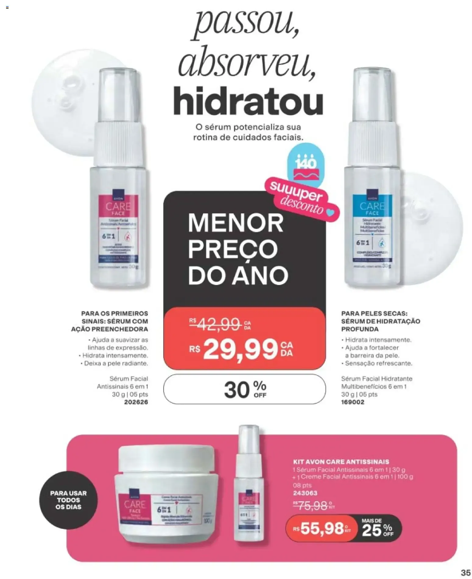 Encarte de Avon - Novo Sérum Lip Gloss - Ciclo 15/2026 21 de setembro até 12 de outubro 2026 - Pagina 35