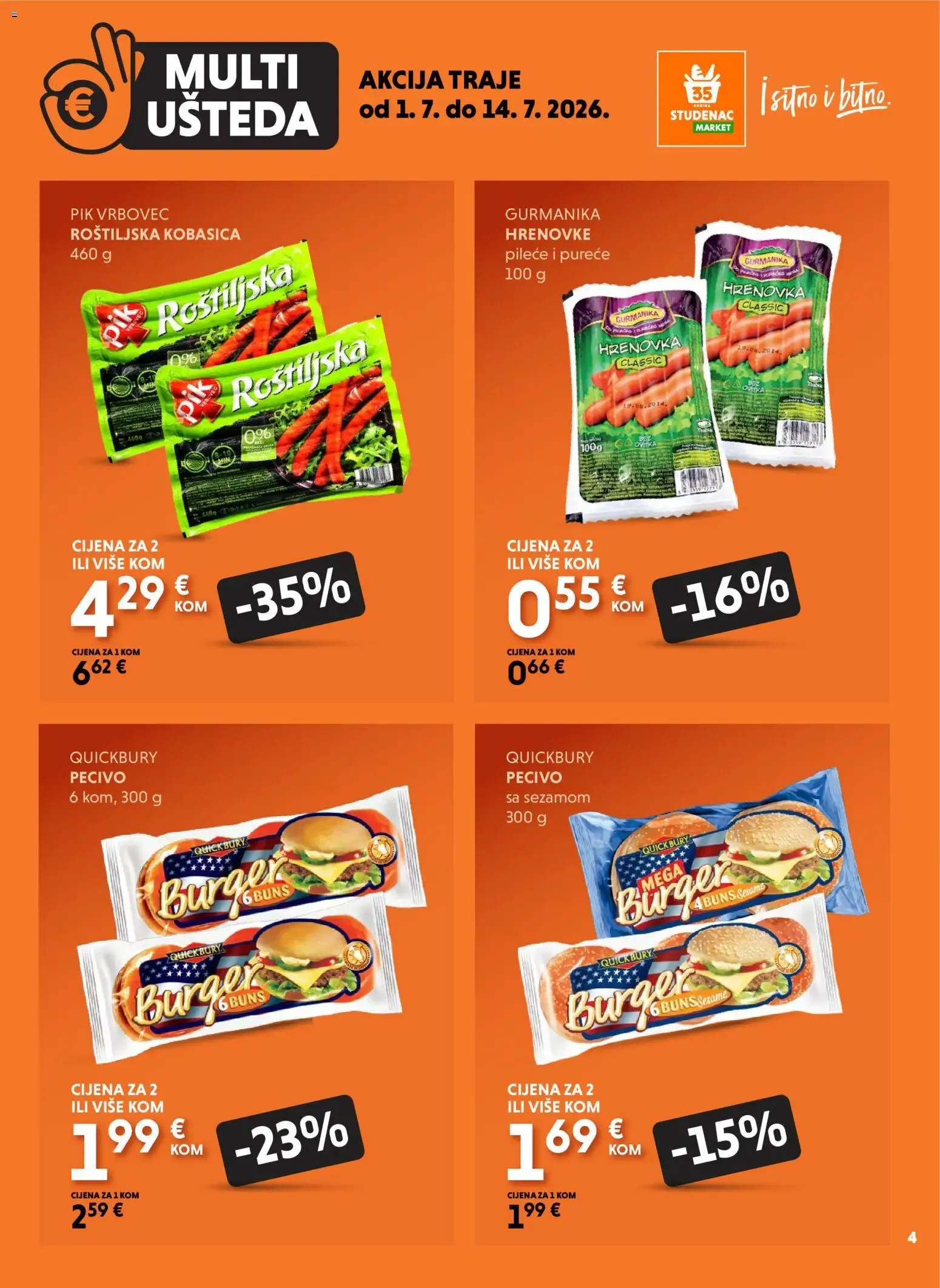 Katalog Multi Ušteda od 1. srpnja do 14. srpnja 2026. - Pregled Stranica 4