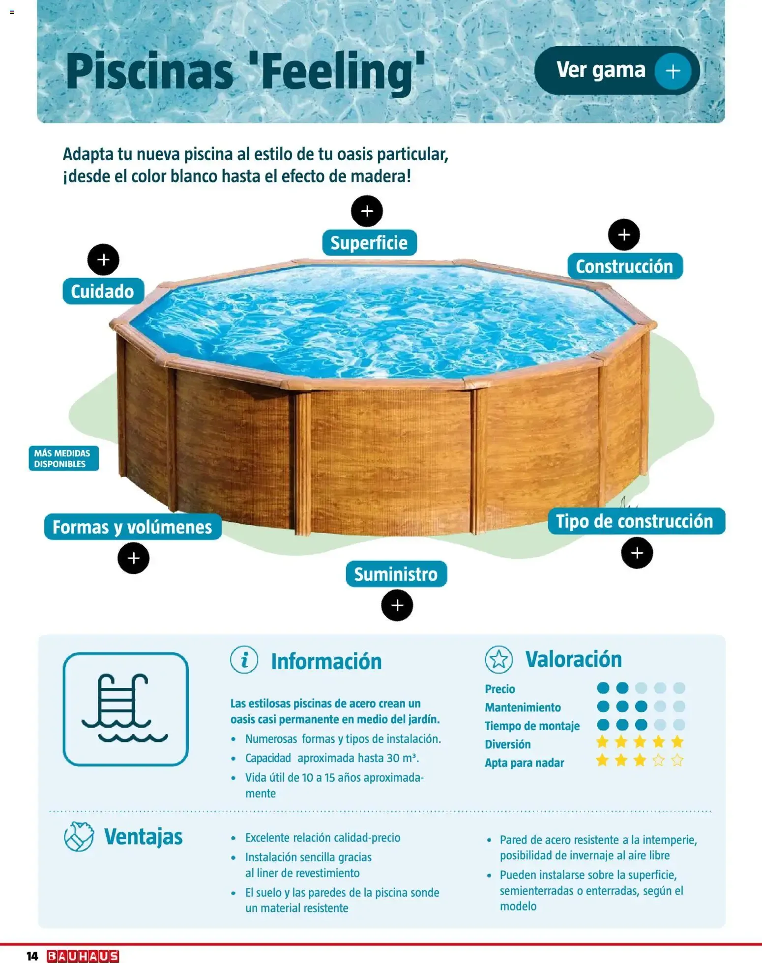 Catálogo de Bauhaus Piscinas, Spas, Limpieza y Mantenimiento 1 de junio al 5 de julio 2026 - Página 14