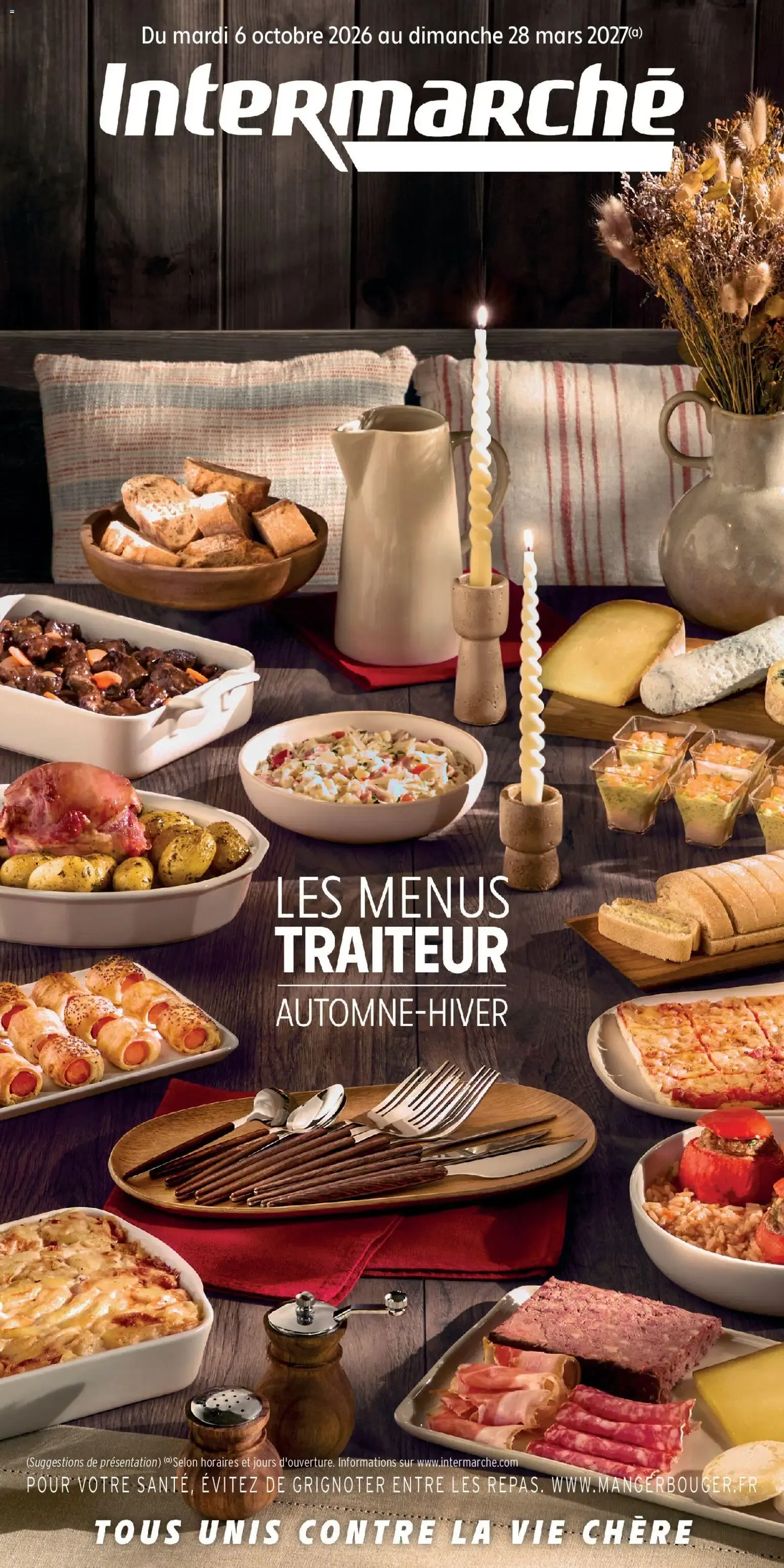 Intermarché - Les menus traiteur automne/hiver à partir du 06/10/2026 - promo en ligne du 6 octobre au 28 mars 2027 - Catalogue page 1