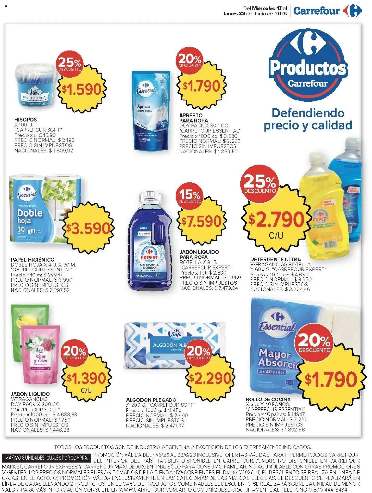Ofertas de Carrefour - Carrefour Hiper || del 17/06/2026 - 23/06/2026 || Promociones 17 de junio al 22 de junio 2026 - Página 19 del catálogo