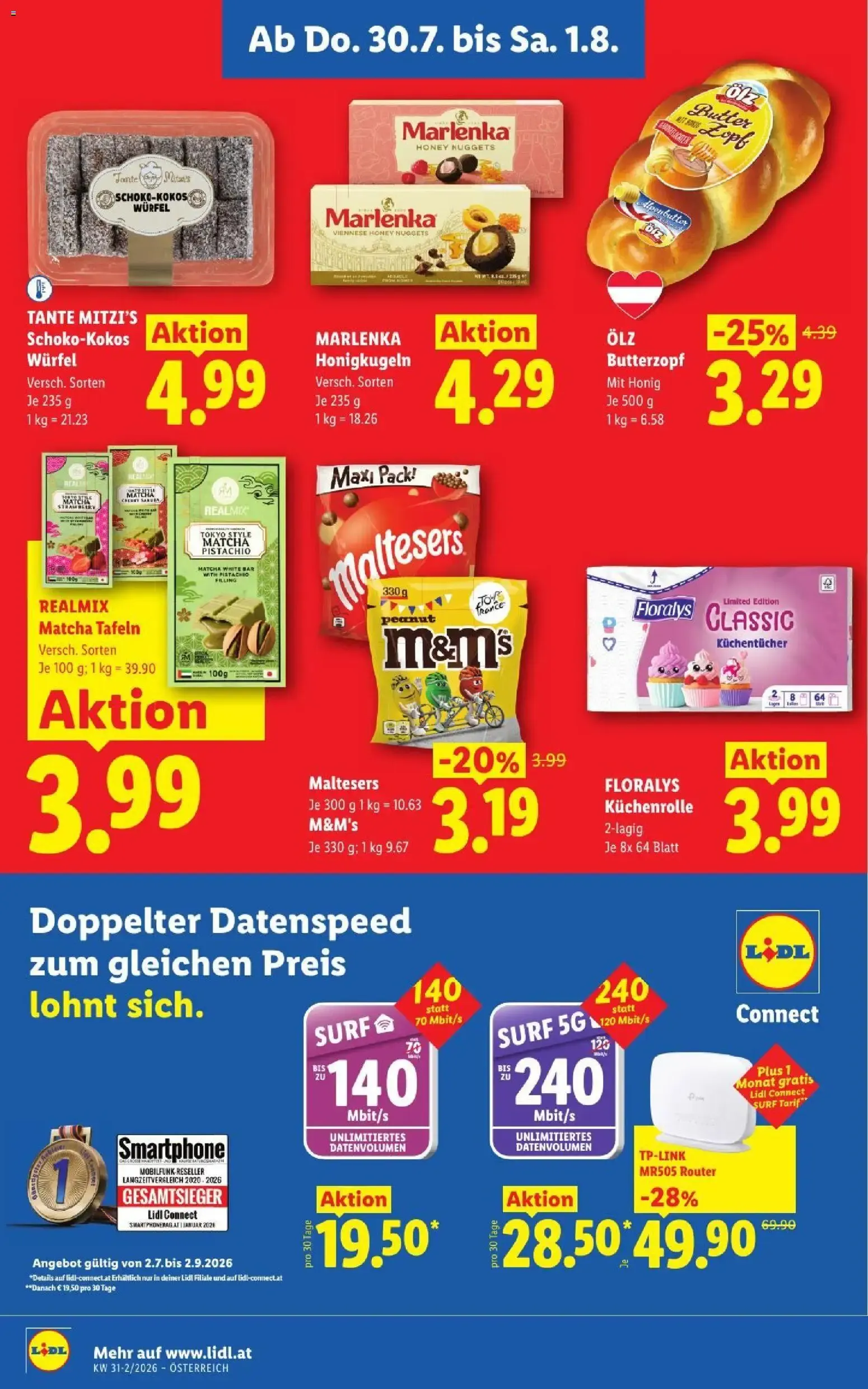 Lidl - Flugblatt del 30.07. al 01.08. von 30. Juli bis 1. August 2026 - Flugblätt seite 16