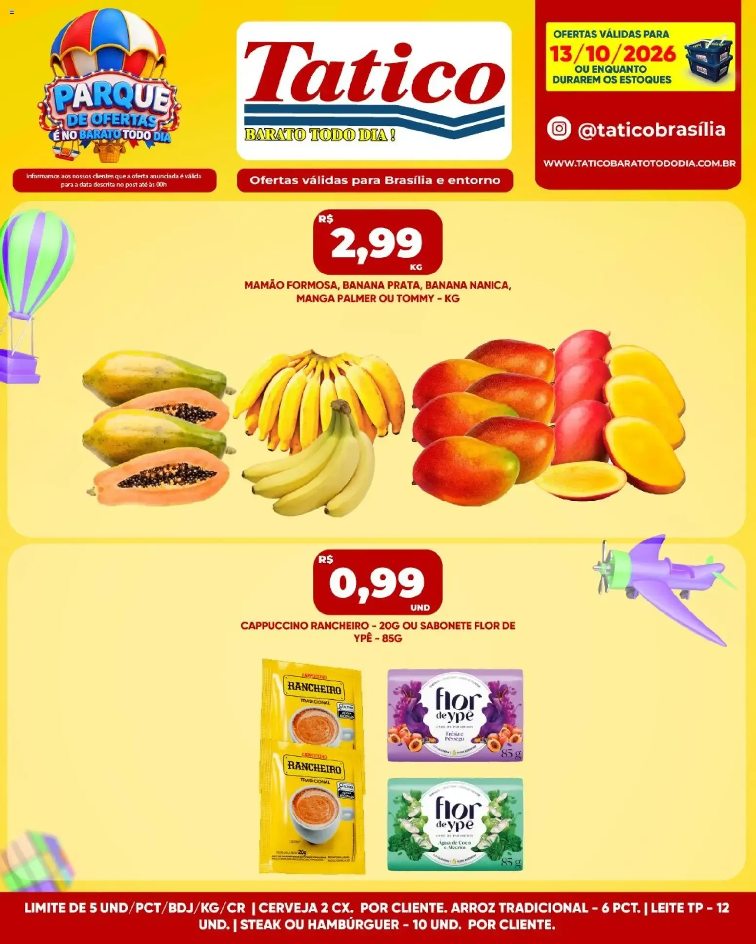 Encarte de Tatico ofertas do Dia de 13/10/2026 | Promoções Online 13 de outubro até 13 de outubro 2026 - Pagina 1