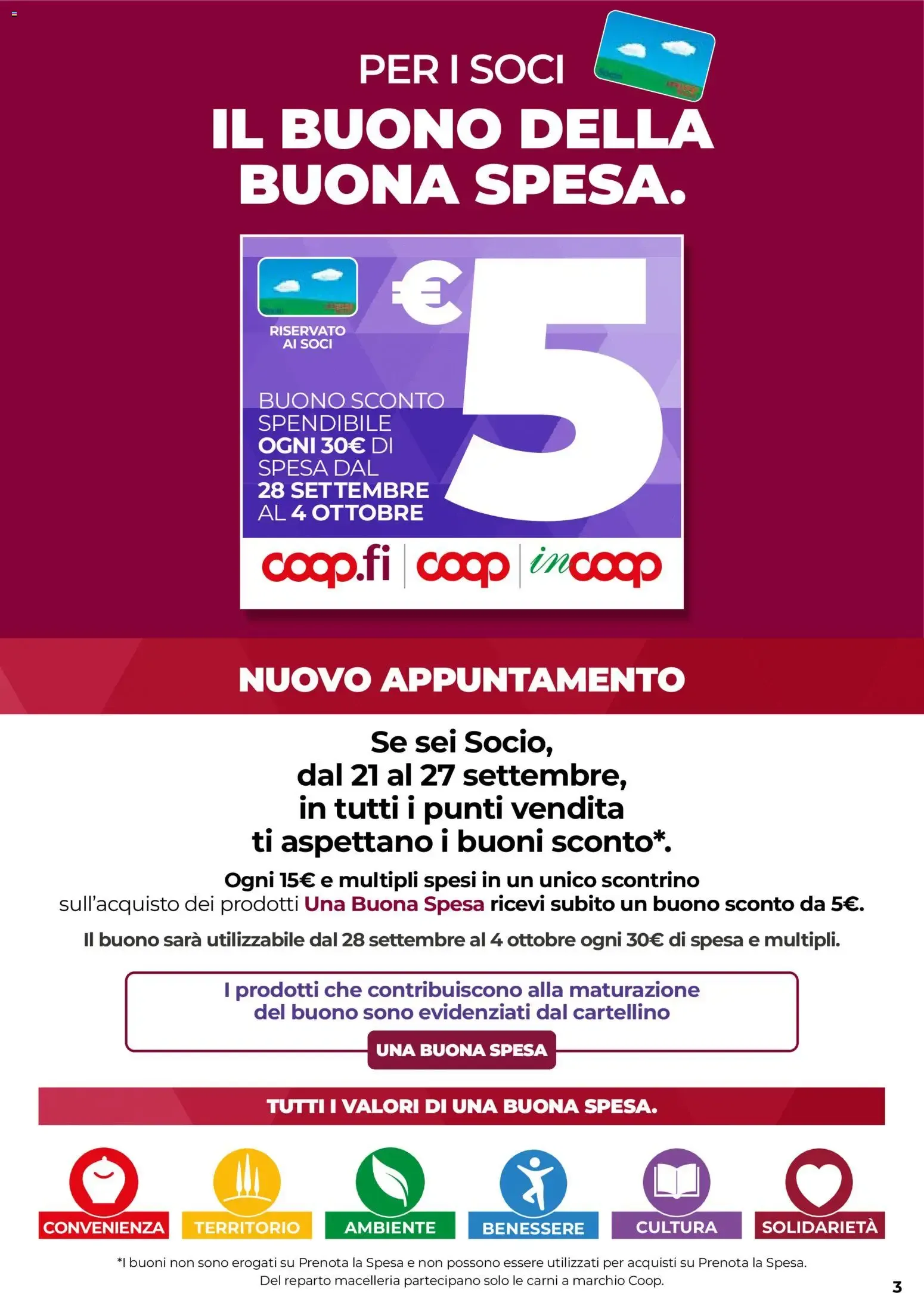 MINI coop.fi: La Toscana è eccellenza - Tortelli ripieni da 1 ottobre a 14 ottobre di 2026 - Pagina del volantino 3