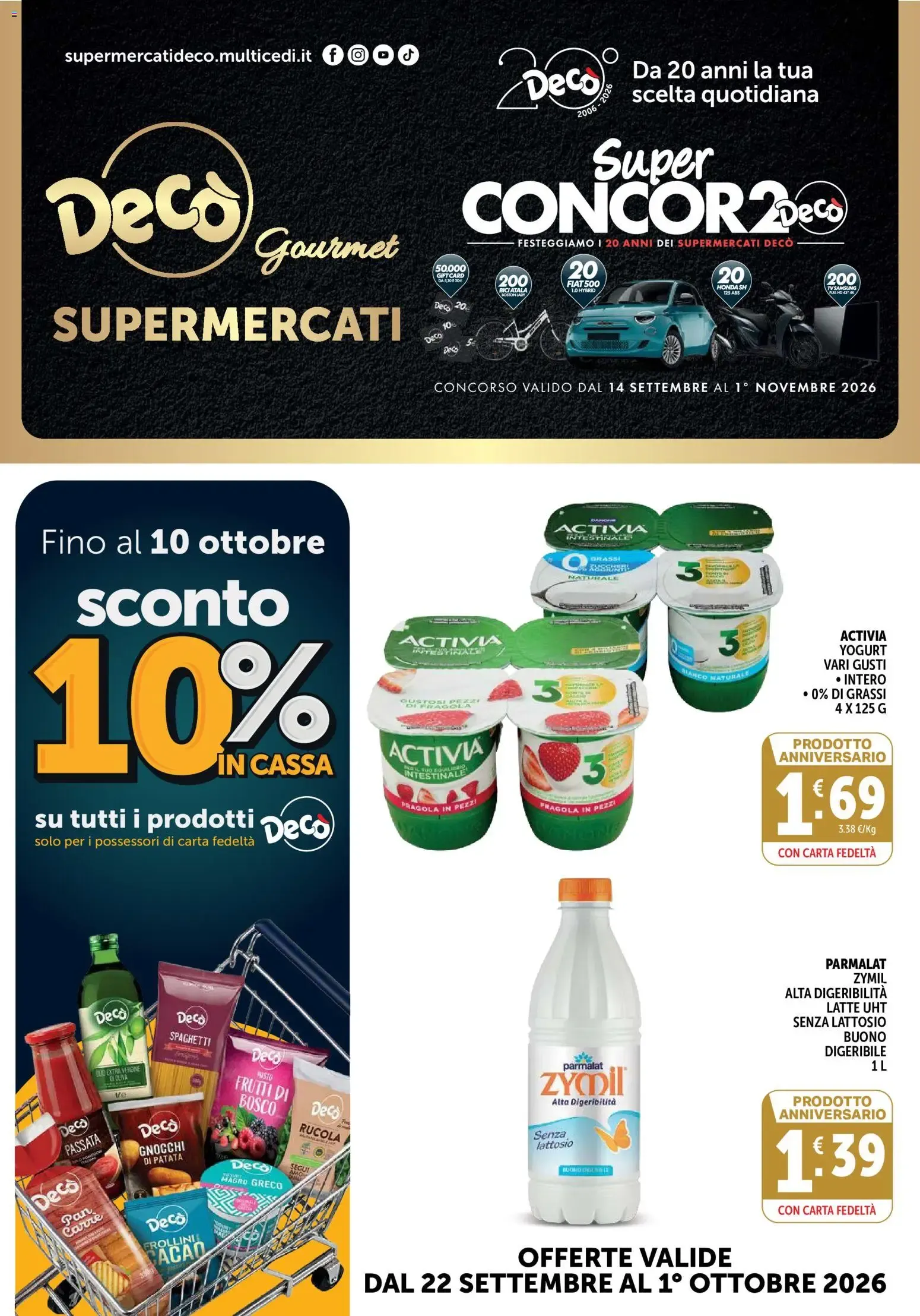Nuovo Decò volantino Gourmet dal 22/09/2026 > offerte anteprima 🛍️ da 22 settembre a 1 ottobre di 2026 - Pagina del volantino 1