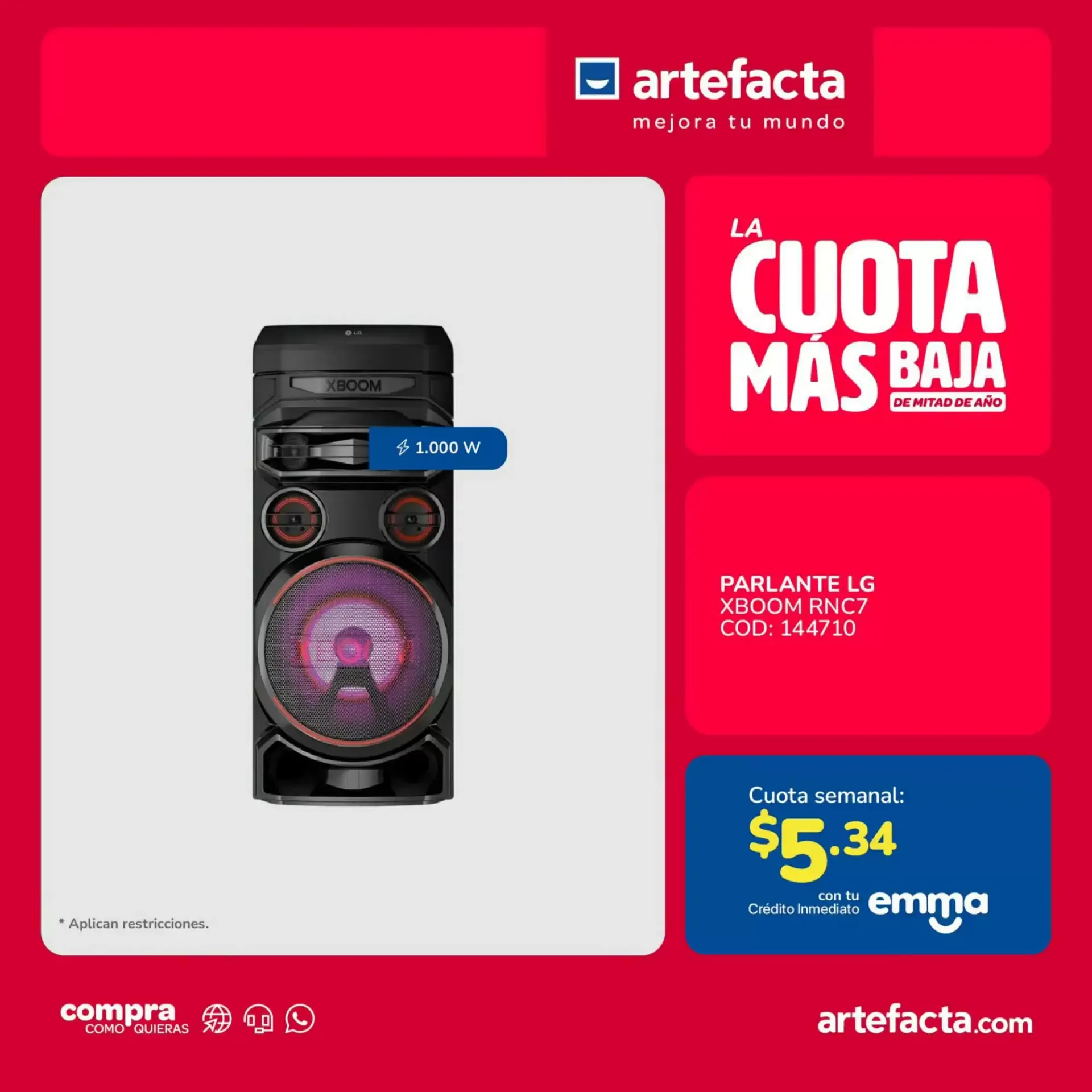 Catalogo de Catálogo Artefacta 22 de julio al 4 de agosto 2026 - Pag 7