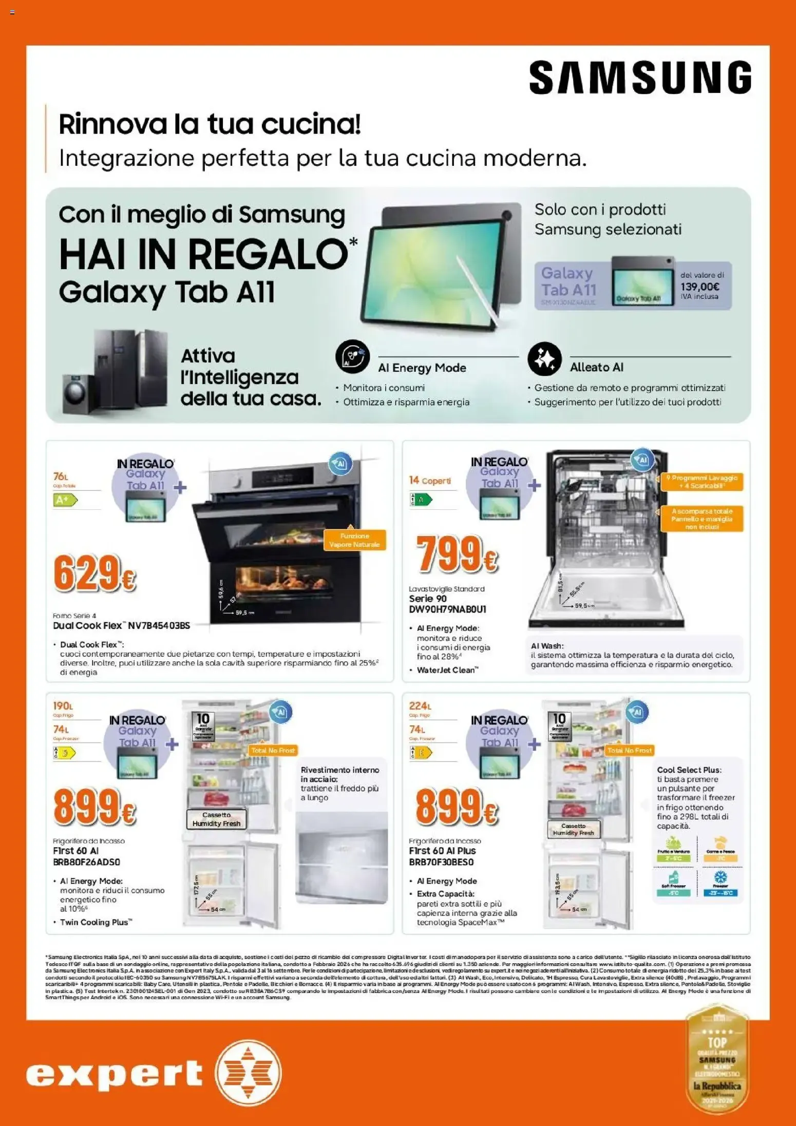 Nuovo Expert volantino Samsung dal 03/09/2026 > offerte anteprima 🛍️ da 3 settembre a 16 settembre di 2026 - Pagina del volantino 4