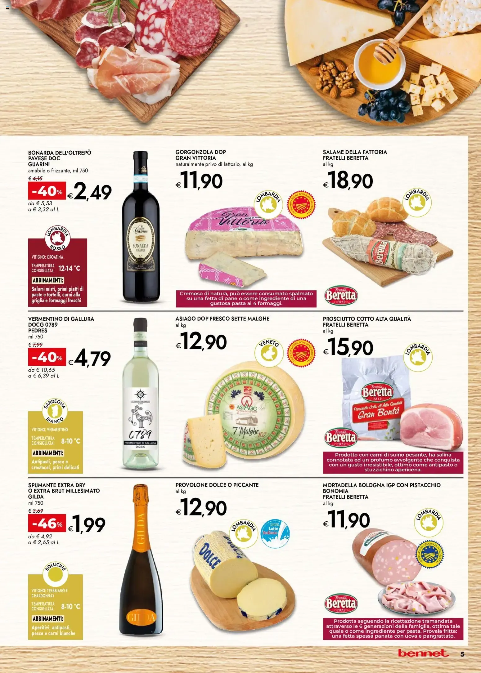 Nuovo bennet volantino Sapori D´Italia dal 15/10/2026 > offerte anteprima 🛍️ da 15 ottobre a 28 ottobre di 2026 - Pagina del volantino 5