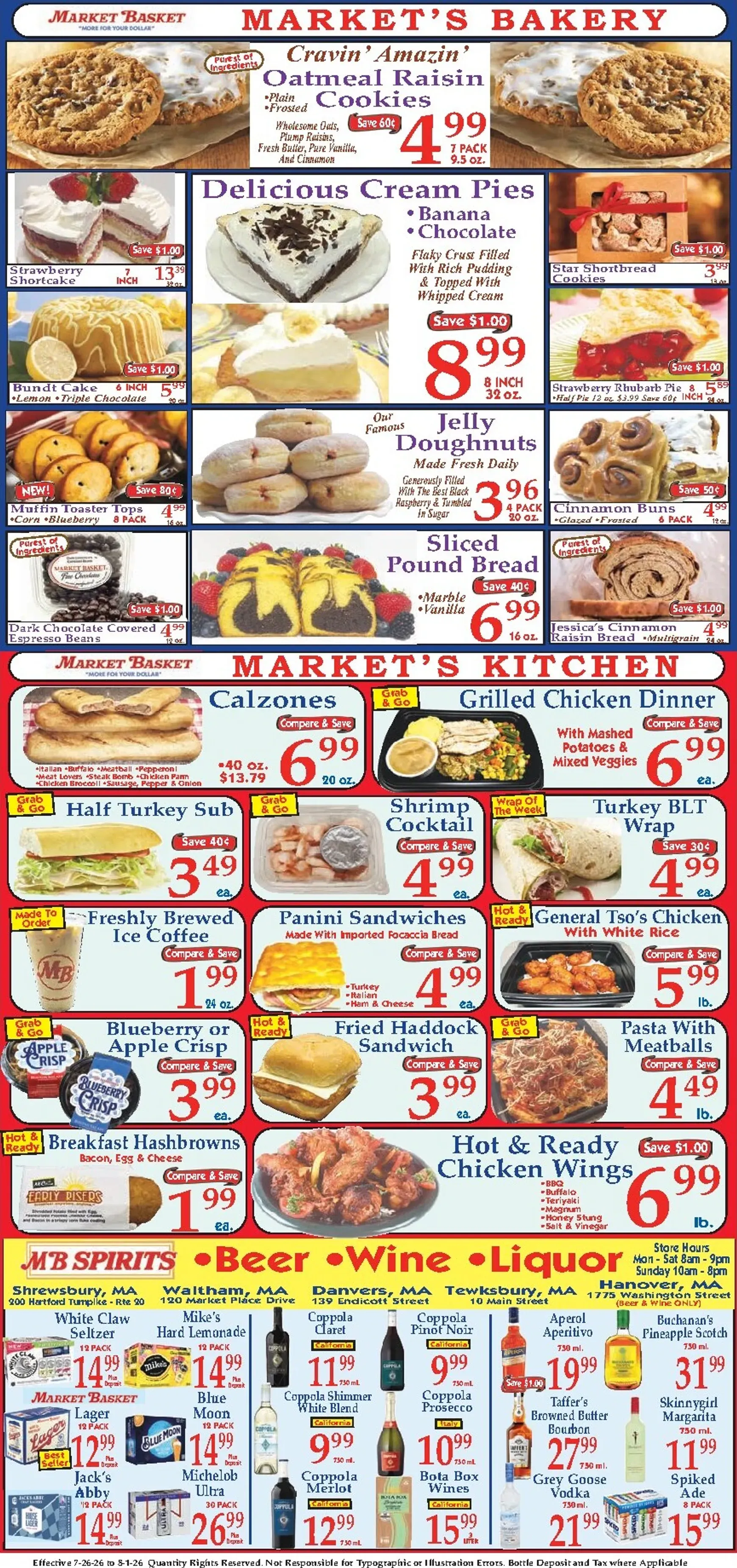 Weekly ad Current Market Basket leaflet valid from Sunday 07/26/2026 to Saturday 08/01/2026 from July 26 to August 1 2026 - Page 8