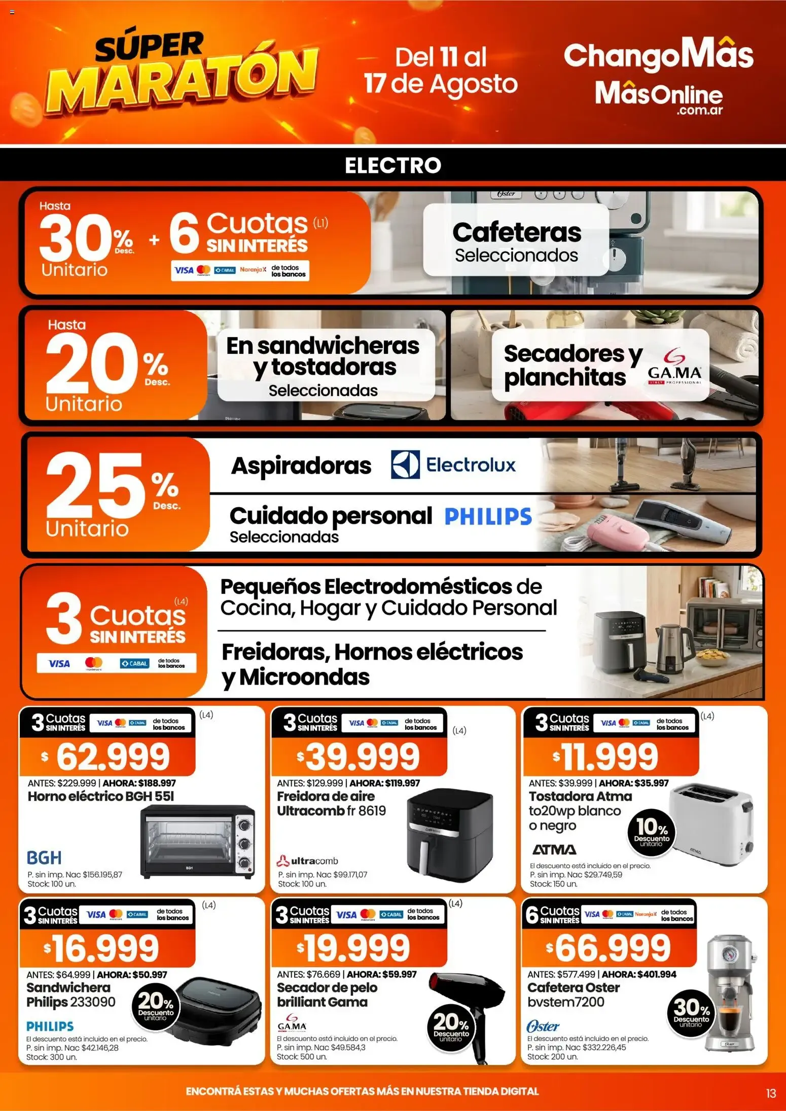 Ofertas de Súper Maratón Chango Más: Juguetería y ofertas 11 de agosto al 17 de agosto 2026 - Página 13 del catálogo