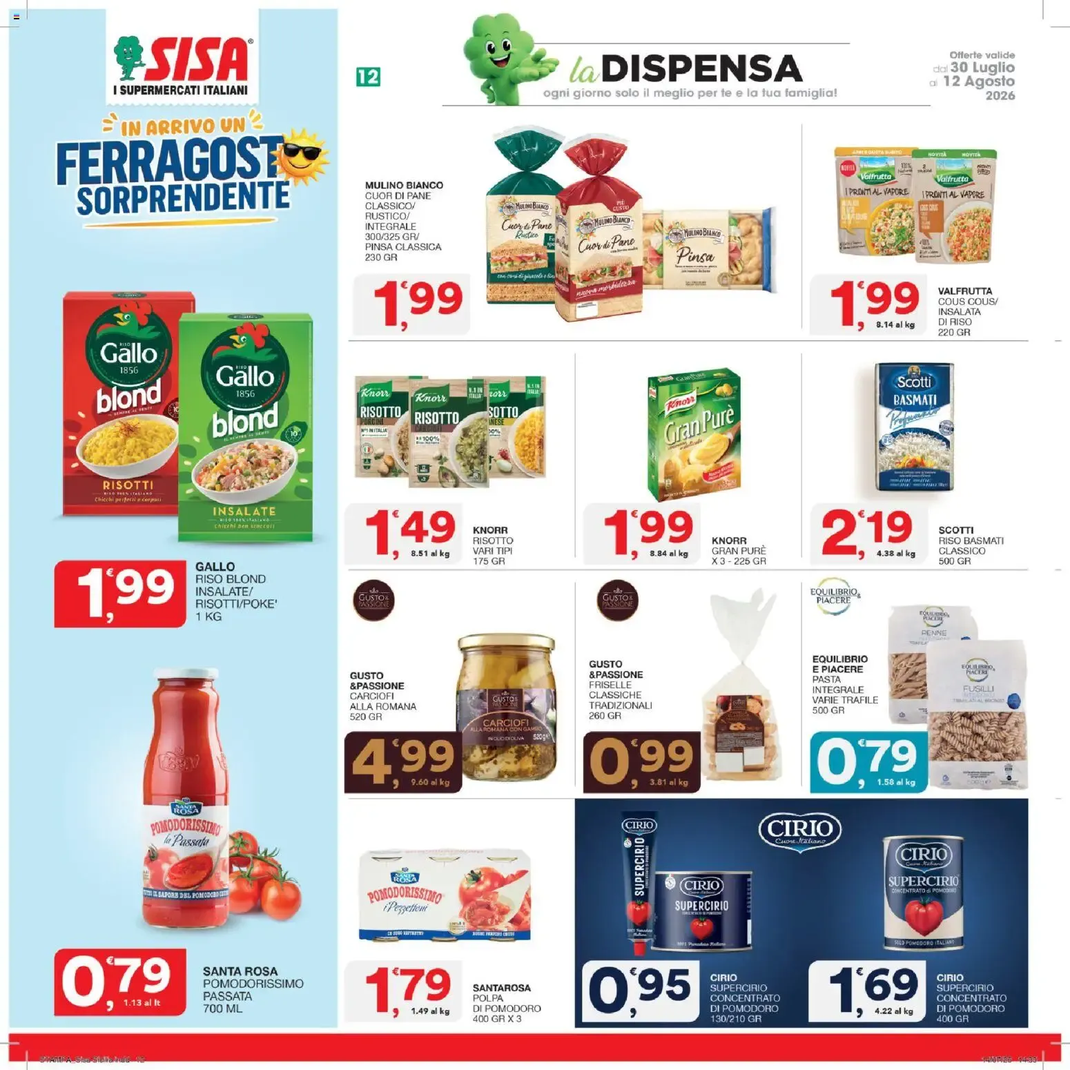 Nuovo SISA volantino dal 30/07/2026 > offerte anteprima 🛍️ da 30 luglio a 12 agosto di 2026 - Pagina del volantino 12
