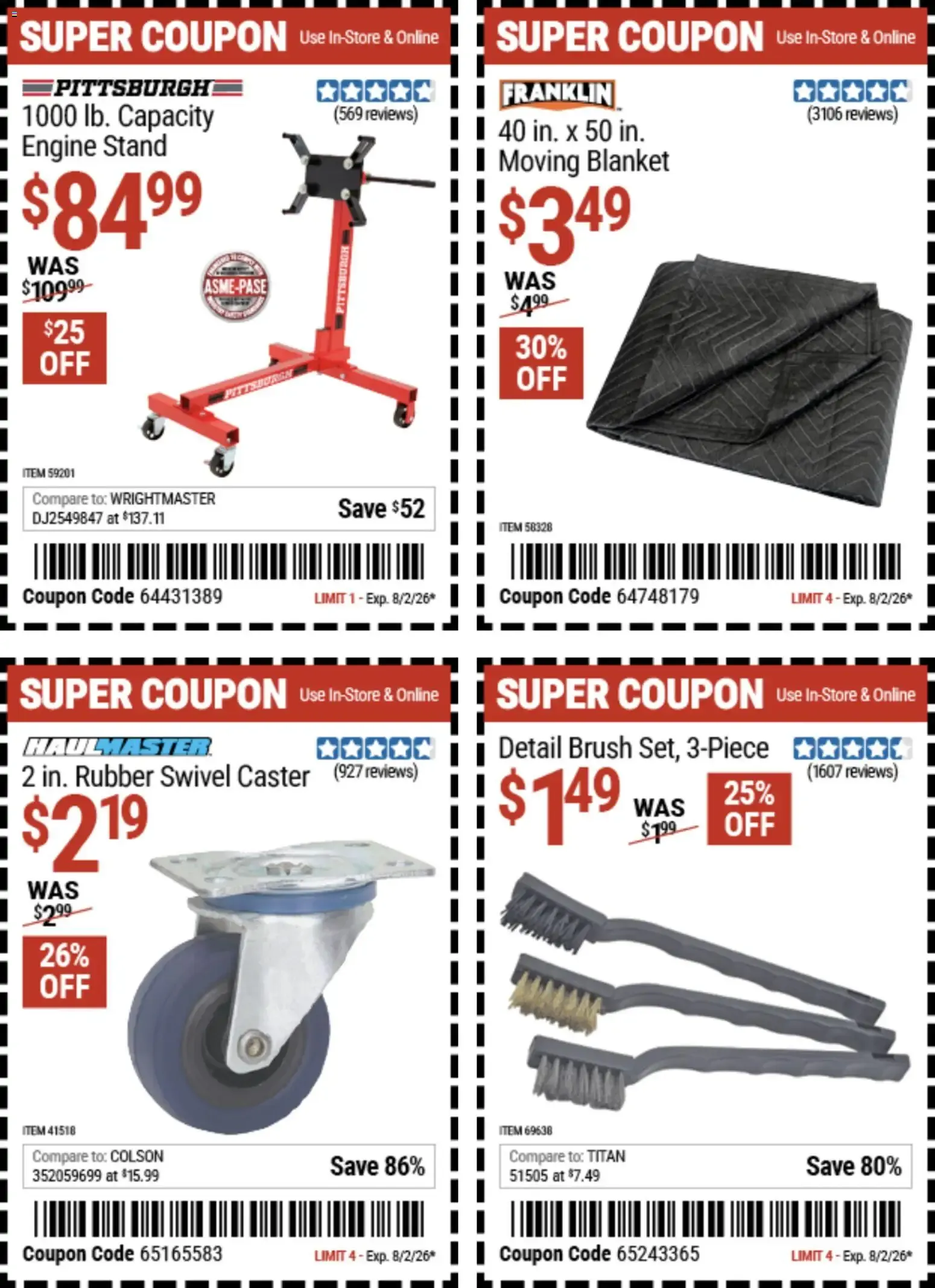 Weekly ad Harbor Freight Coupon Deals from July 20 to August 2 2026 - Page 26