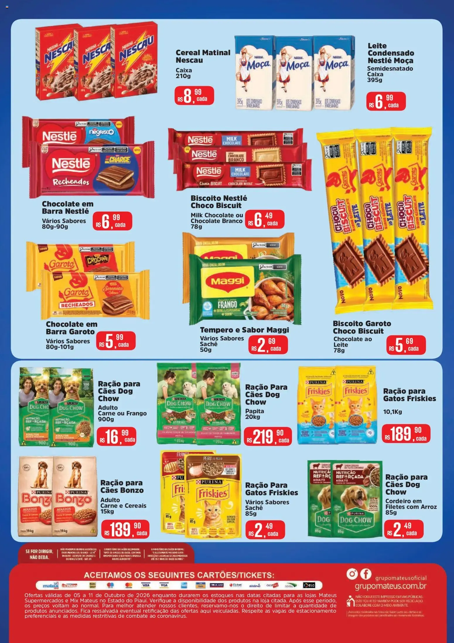 Encarte de Mateus ofertas Nestlé de 05/10/2026 | Promoções Online 5 de outubro até 11 de outubro 2026 - Pagina 2
