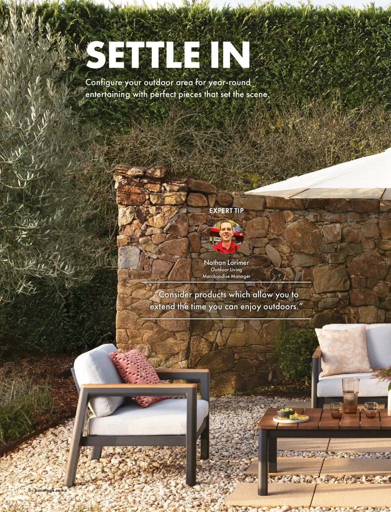 Bunnings Warehouse Outdoor Style Guide from 25 August to 31 December 2026 - Catalogue Page 8